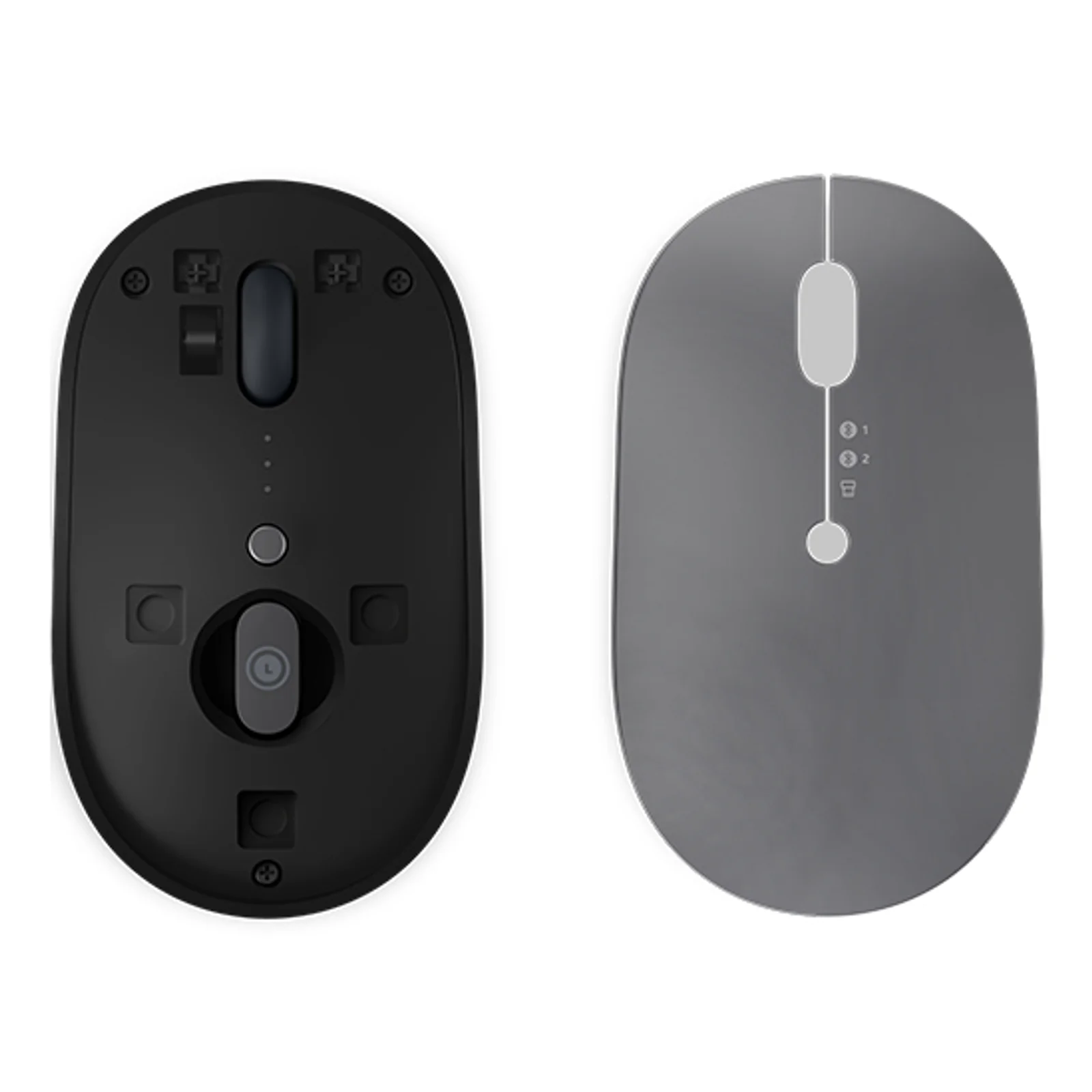 Lenovo Go Multi-Device souris Bureau Ambidextre RF sans fil + Bluetooth Optique 2400 DPI