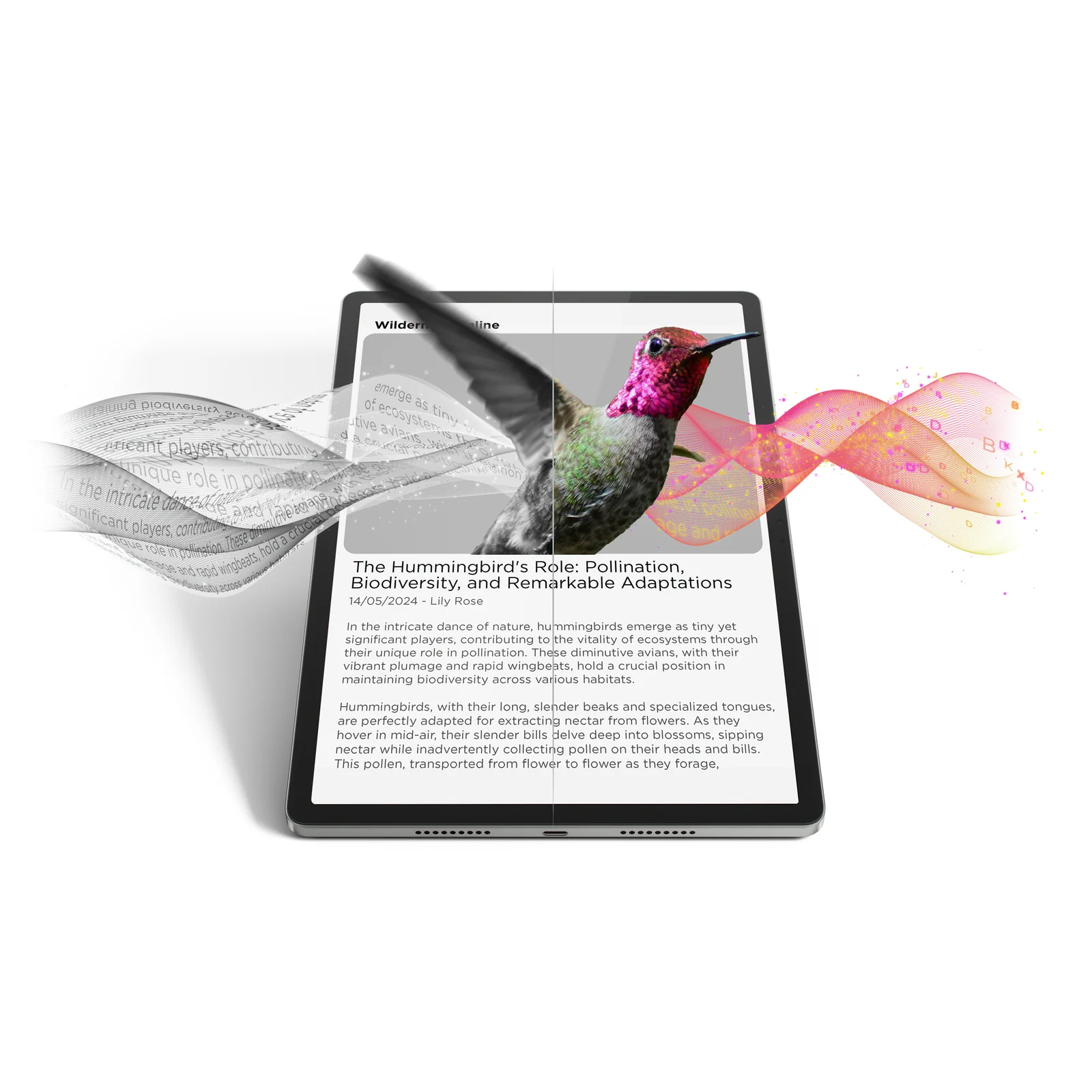 Lenovo Idea Tab Pro Mediatek 128 Go 32,3 cm (12.7") 8 Go Wi-Fi 6E (802.11ax) Android 14 Gris