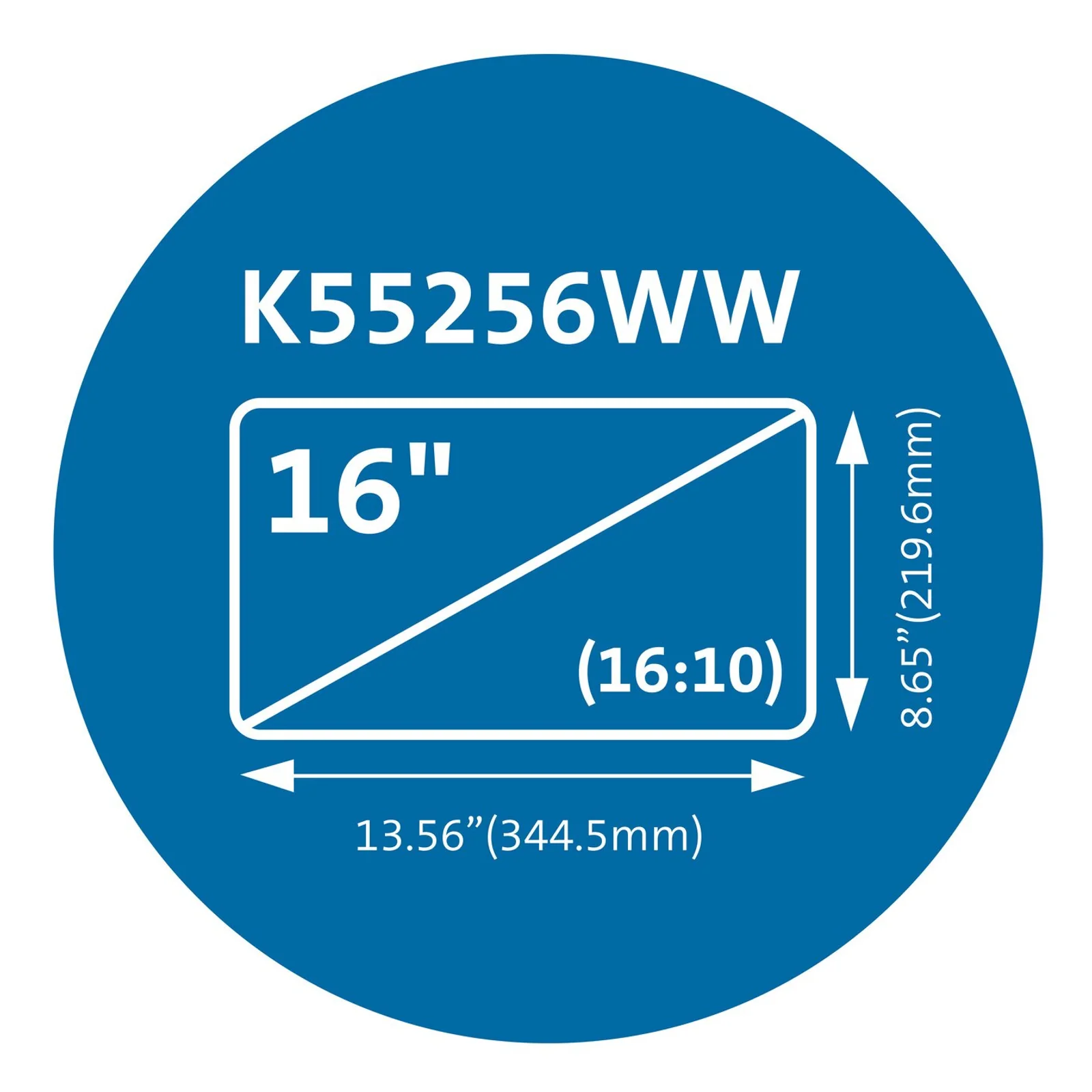 Kensington Filtre de confidentialité magnétique MagPro pour ordinateurs portables 16” (16:10)