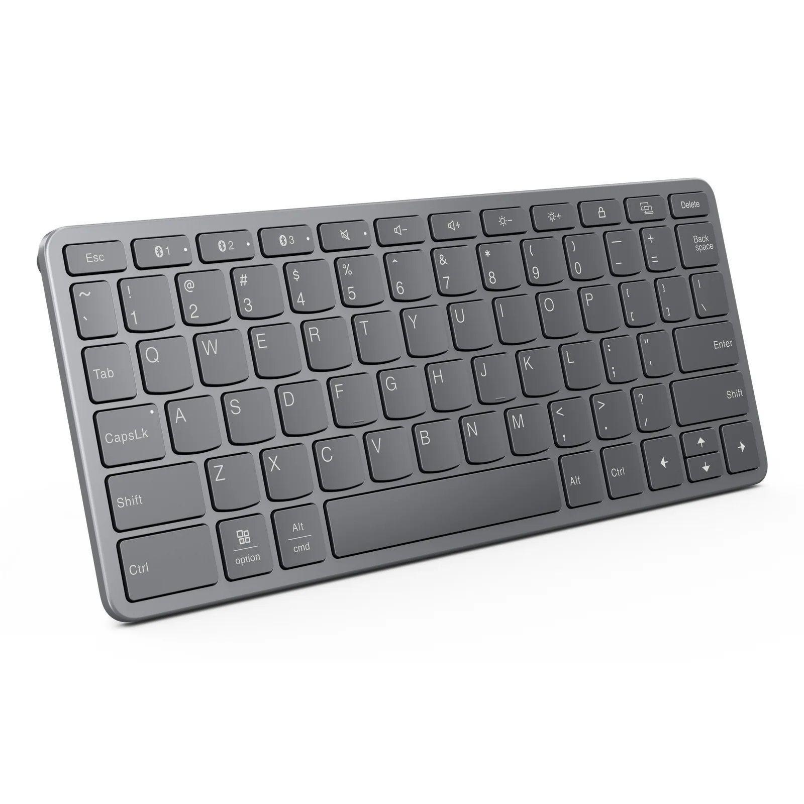 Lenovo Multi-Device Wireless Keyboard Allemand USB Type-C Gris