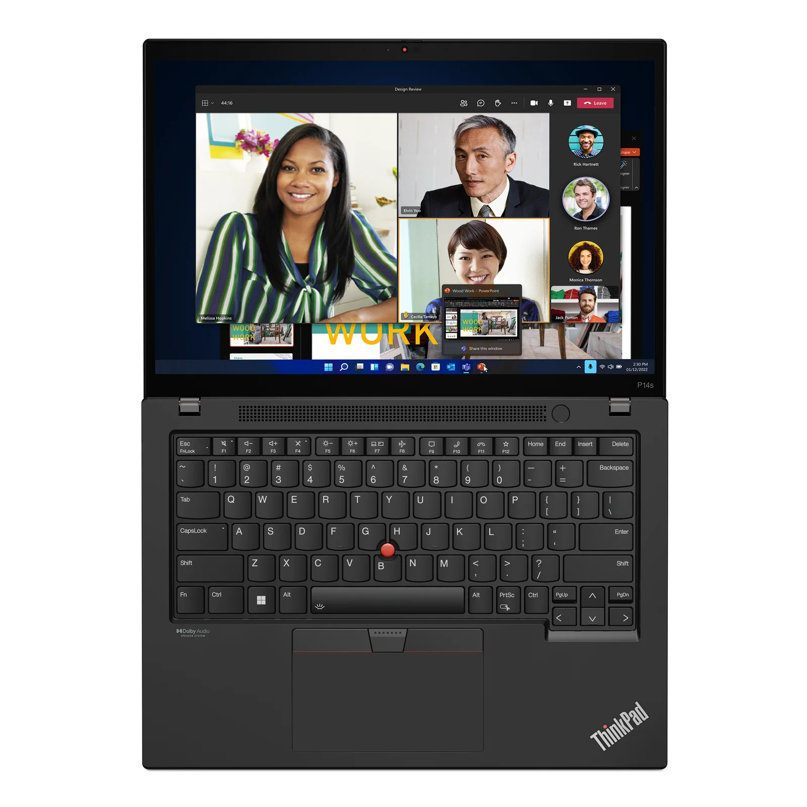 Lenovo ThinkPad P14s Gen 4 (Intel) Intel® Core™ i5 i5-1340P Station de travail mobile 35,6 cm (14") 2.8K 16 Go DDR5-SDRAM 512 Go SSD Wi-Fi 6E (802.11ax) Windows 11 Pro Allemand Noir