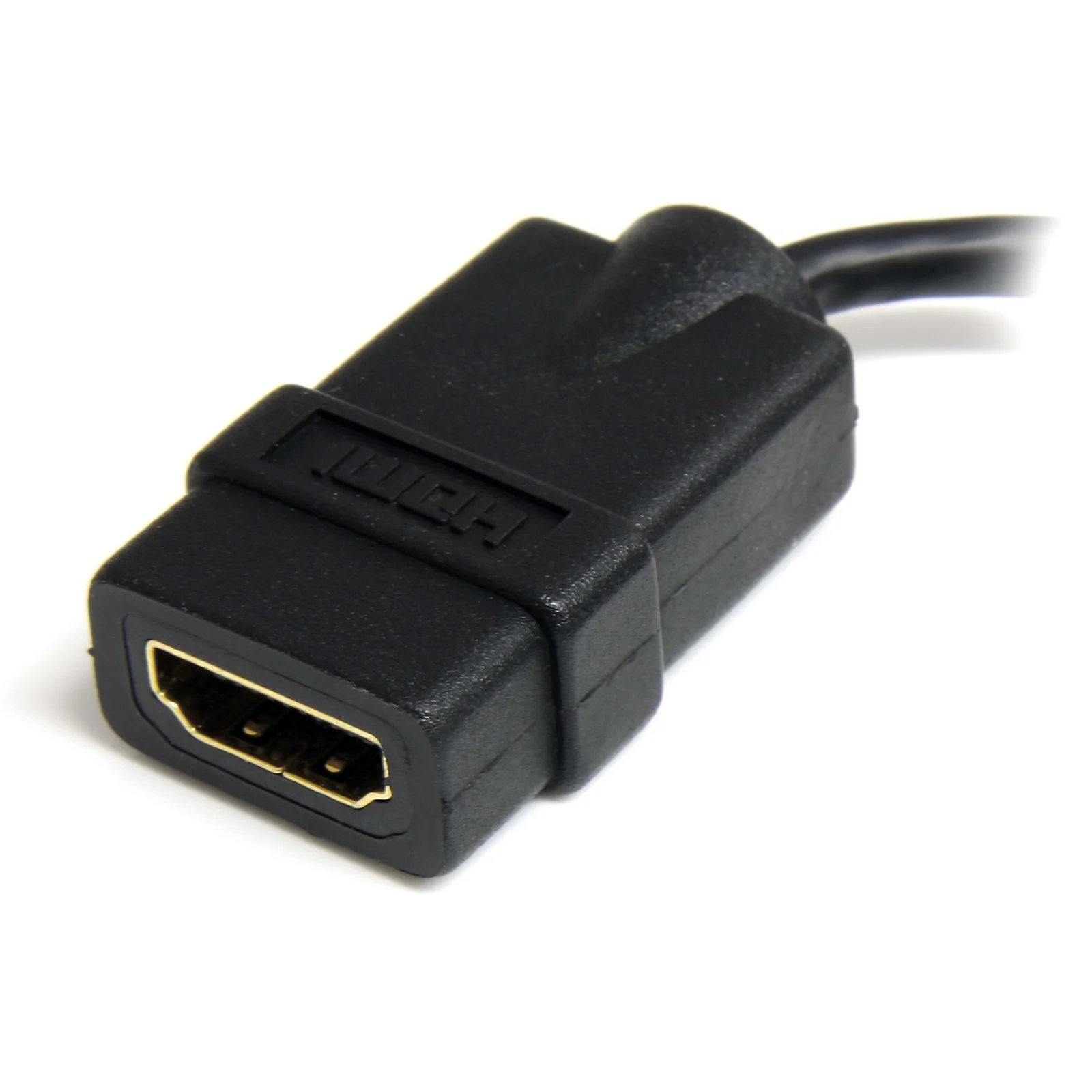 StarTech.com Câble adaptateur HDMI haute vitesse de 12cm - HDMI vers Micro HDMI - F/M - Noir
