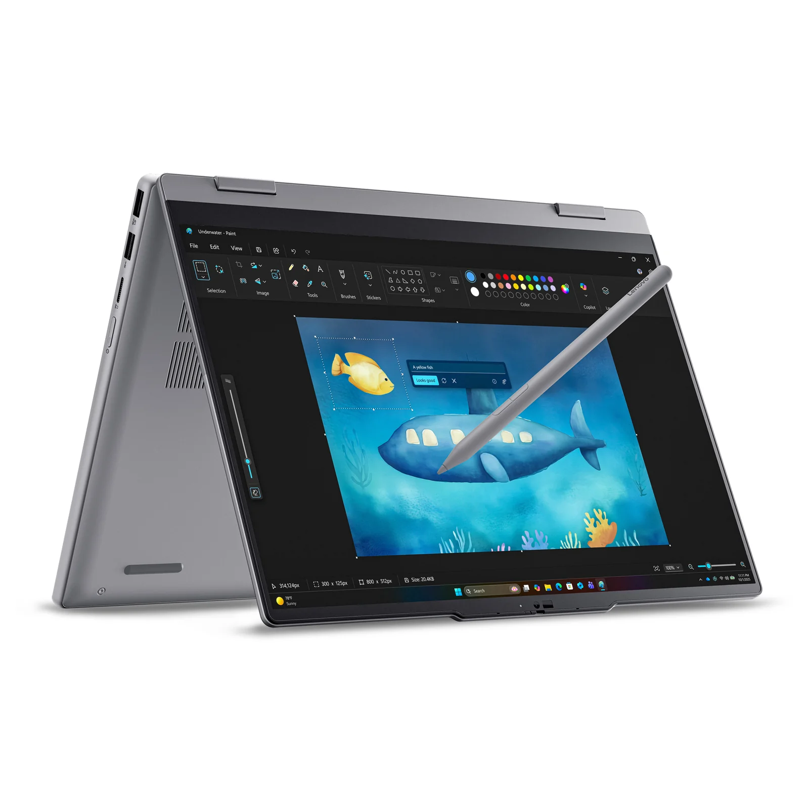 Lenovo ThinkBook 14 2-in-1 G6 IPL Copilot+ PC Intel Core Ultra 5 325 Hybride (2-en-1) 35,6 cm (14") Écran tactile WUXGA 32 Go DDR5-SDRAM 512 Go SSD Wi-Fi 7 (802.11be) Windows 11 Pro Allemand Gris