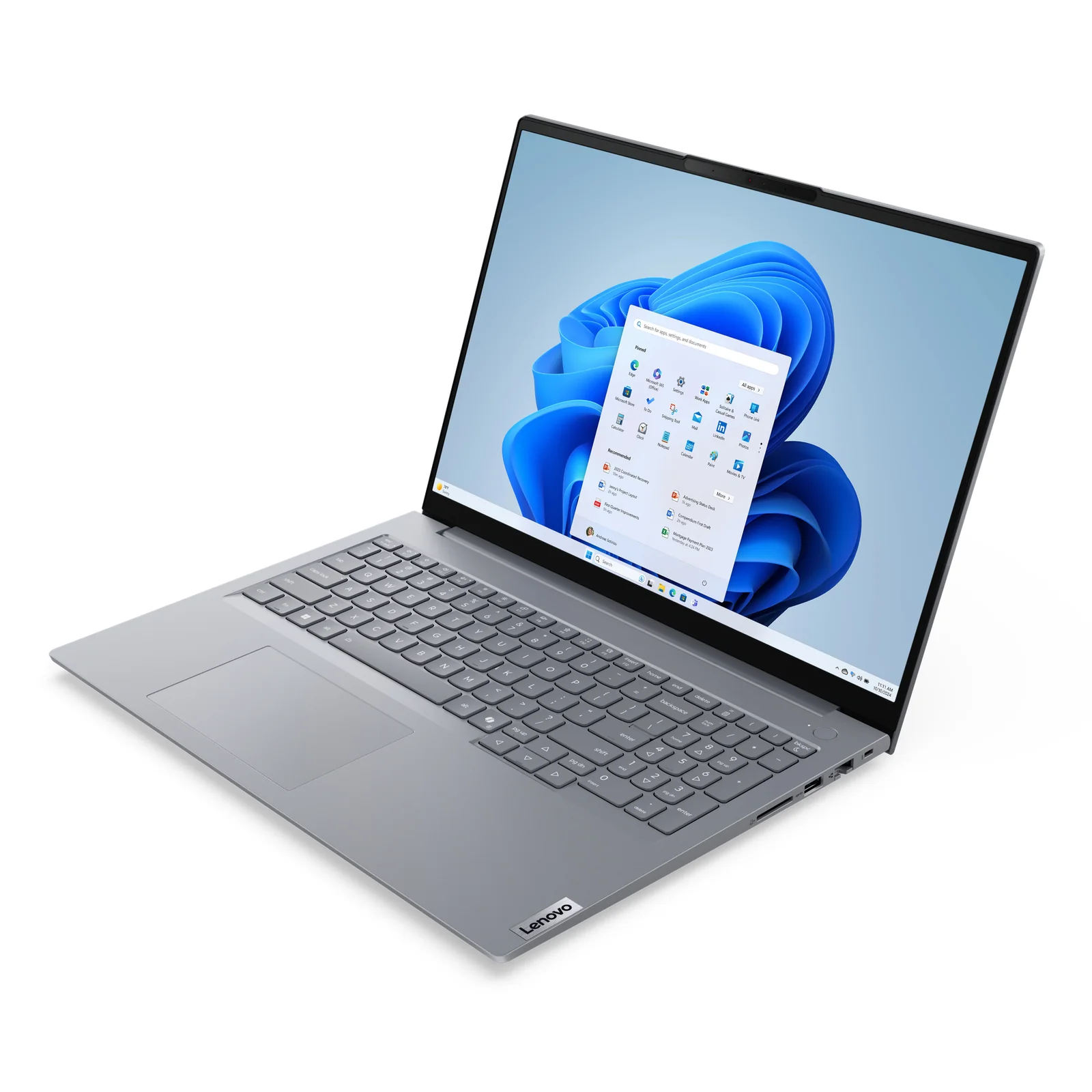 Lenovo ThinkBook 16 G8 IAL Intel Core Ultra 5 225U Ordinateur portable 40,6 cm (16") WUXGA 16 Go DDR5-SDRAM 512 Go SSD Wi-Fi 6E (802.11ax) Windows 11 Pro Français Gris
