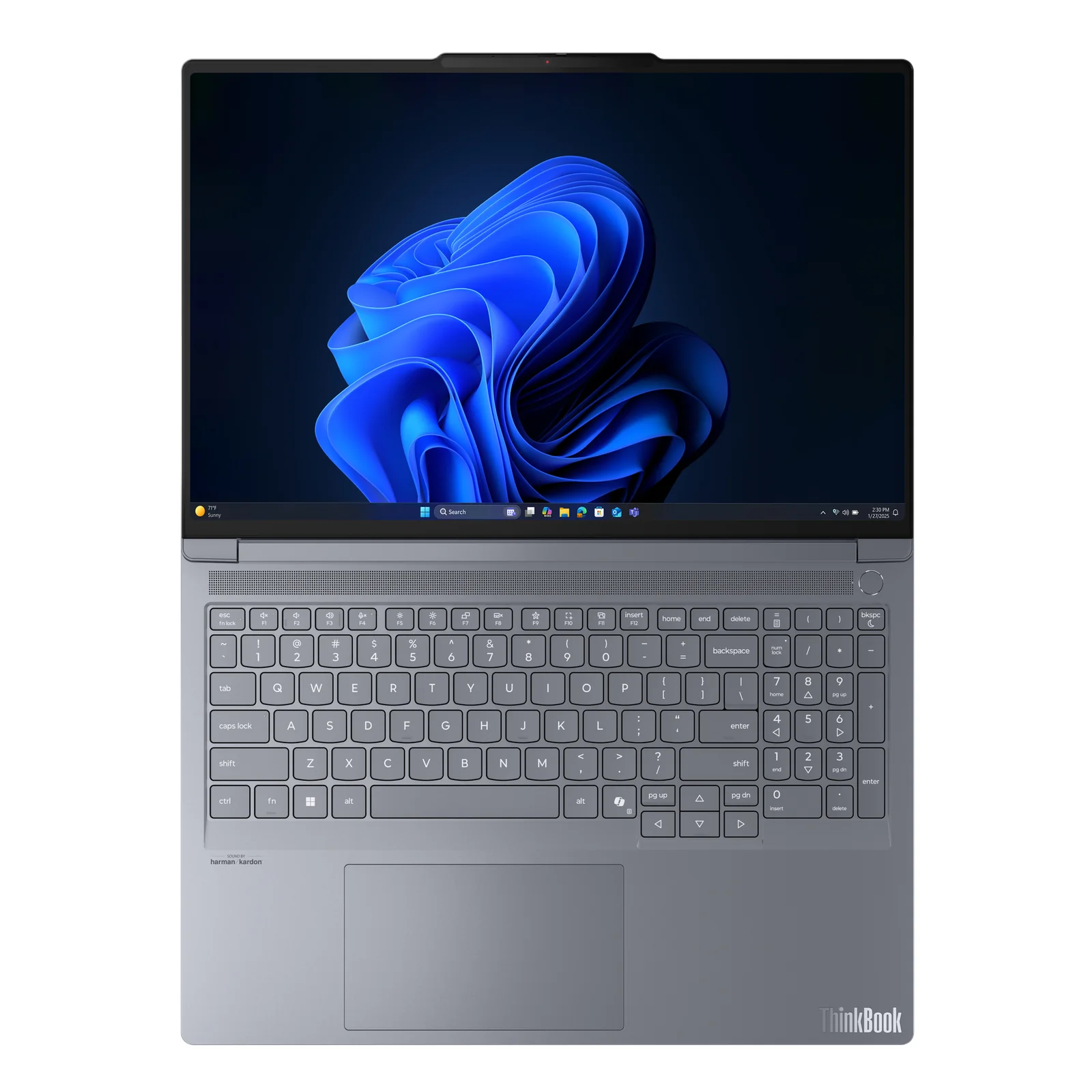 Lenovo ThinkBook 16p G6 IAX Intel Core Ultra 7 255HX Ordinateur portable 40,6 cm (16") WQXGA 32 Go DDR5-SDRAM 1 To SSD NVIDIA GeForce RTX 5060 Wi-Fi 7 (802.11be) Windows 11 Pro Allemand Gris