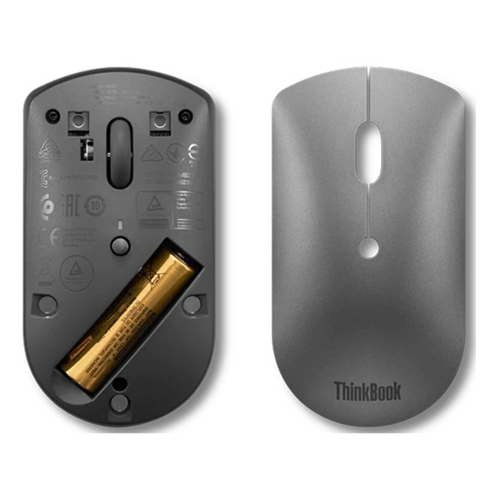 Lenovo ThinkBook souris Bureau Ambidextre Bluetooth Optique 2400 DPI