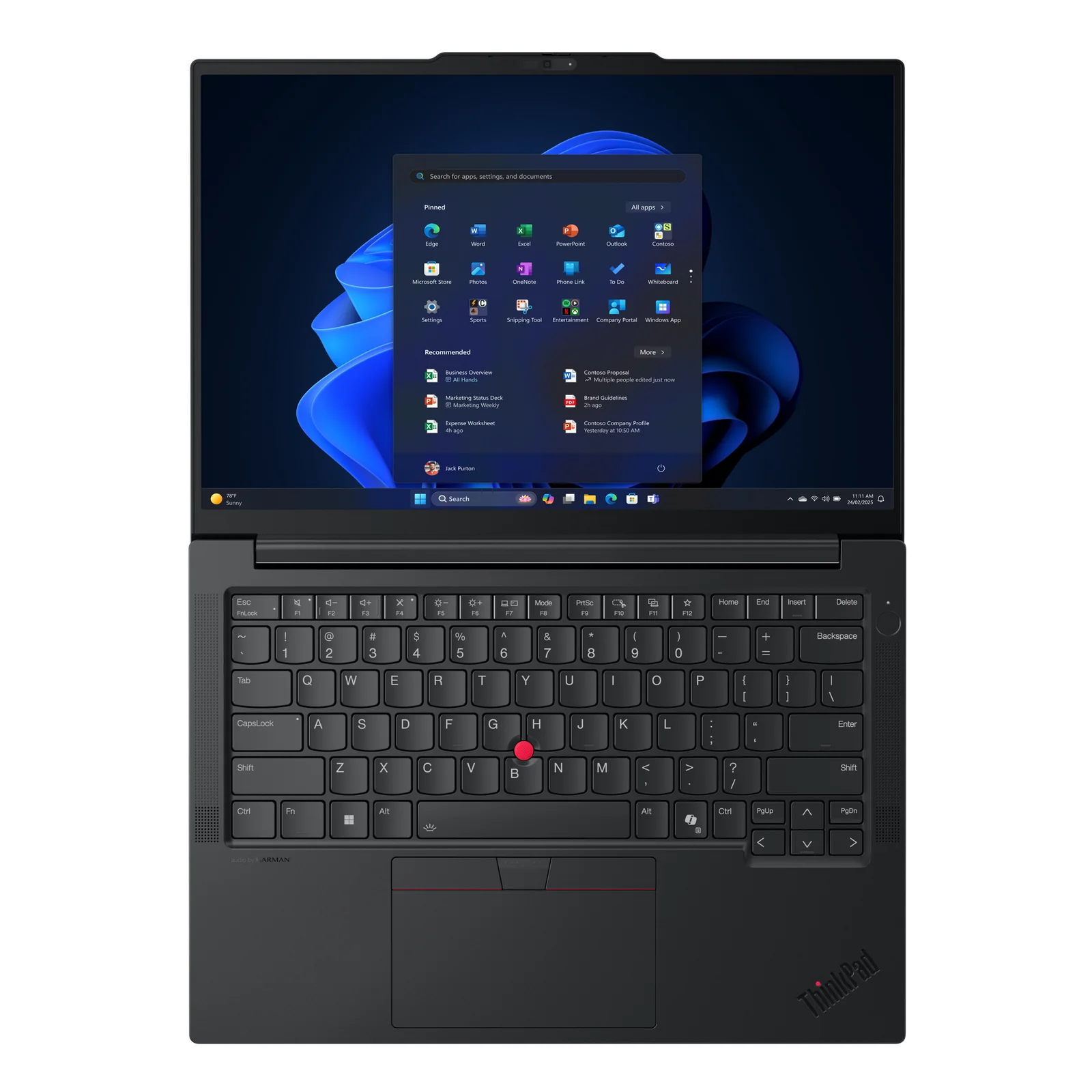 Lenovo ThinkPad E14 Gen 7 (Intel) Copilot+ PC Intel Core Ultra 5 226V Ordinateur portable 35,6 cm (14") WUXGA 16 Go LPDDR5x-SDRAM 512 Go SSD Wi-Fi 6E (802.11ax) Windows 11 Pro Français Noir
