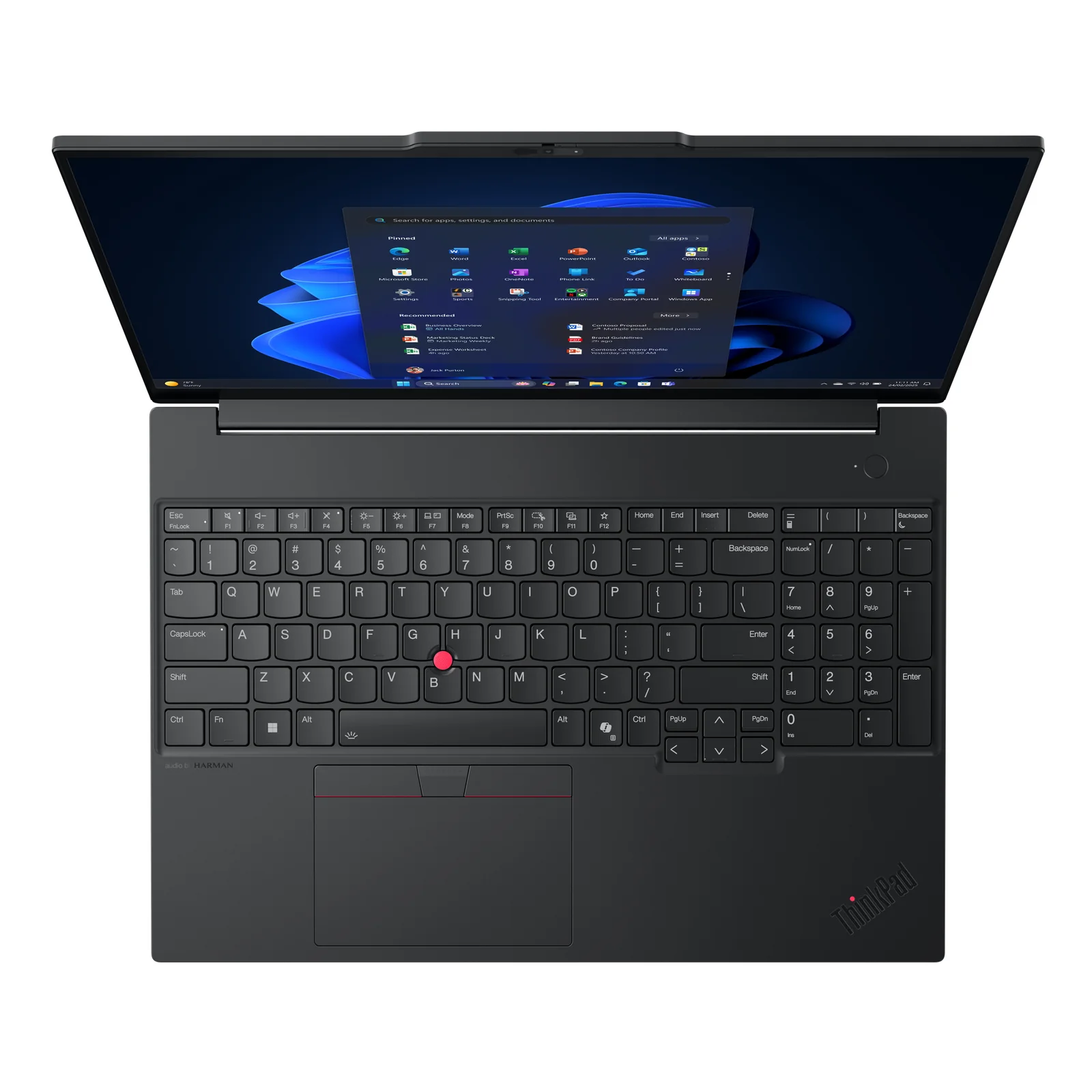 Lenovo ThinkPad E16 Gen 3 (AMD) AMD Ryzen™ 5 220 Ordinateur portable 40,6 cm (16") WUXGA 32 Go DDR5-SDRAM 1 To SSD Wi-Fi 6E (802.11ax) Windows 11 Pro Allemand Noir