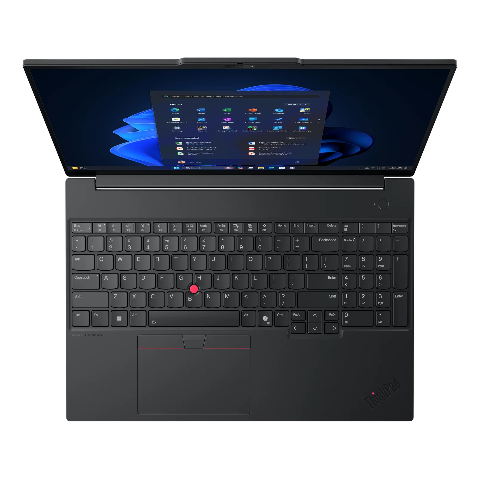 Lenovo ThinkPad E16 Gen 3 (Intel) Copilot+ PC Intel Core Ultra 5 228V Ordinateur portable 40,6 cm (16") WUXGA 32 Go LPDDR5x-SDRAM 1 To SSD Wi-Fi 6E (802.11ax) Windows 11 Pro Allemand Noir