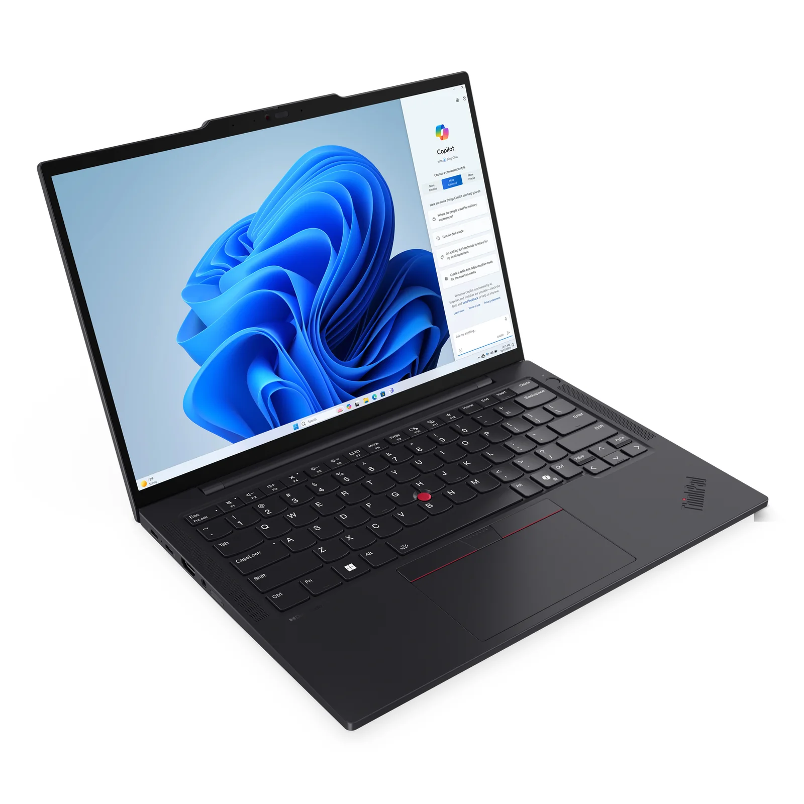Lenovo ThinkPad T14s Gen 5 Intel Core Ultra 7 155U Ordinateur portable 35,6 cm (14") WUXGA 16 Go LPDDR5x-SDRAM 512 Go SSD Wi-Fi 6E (802.11ax) Windows 11 Pro Français Noir