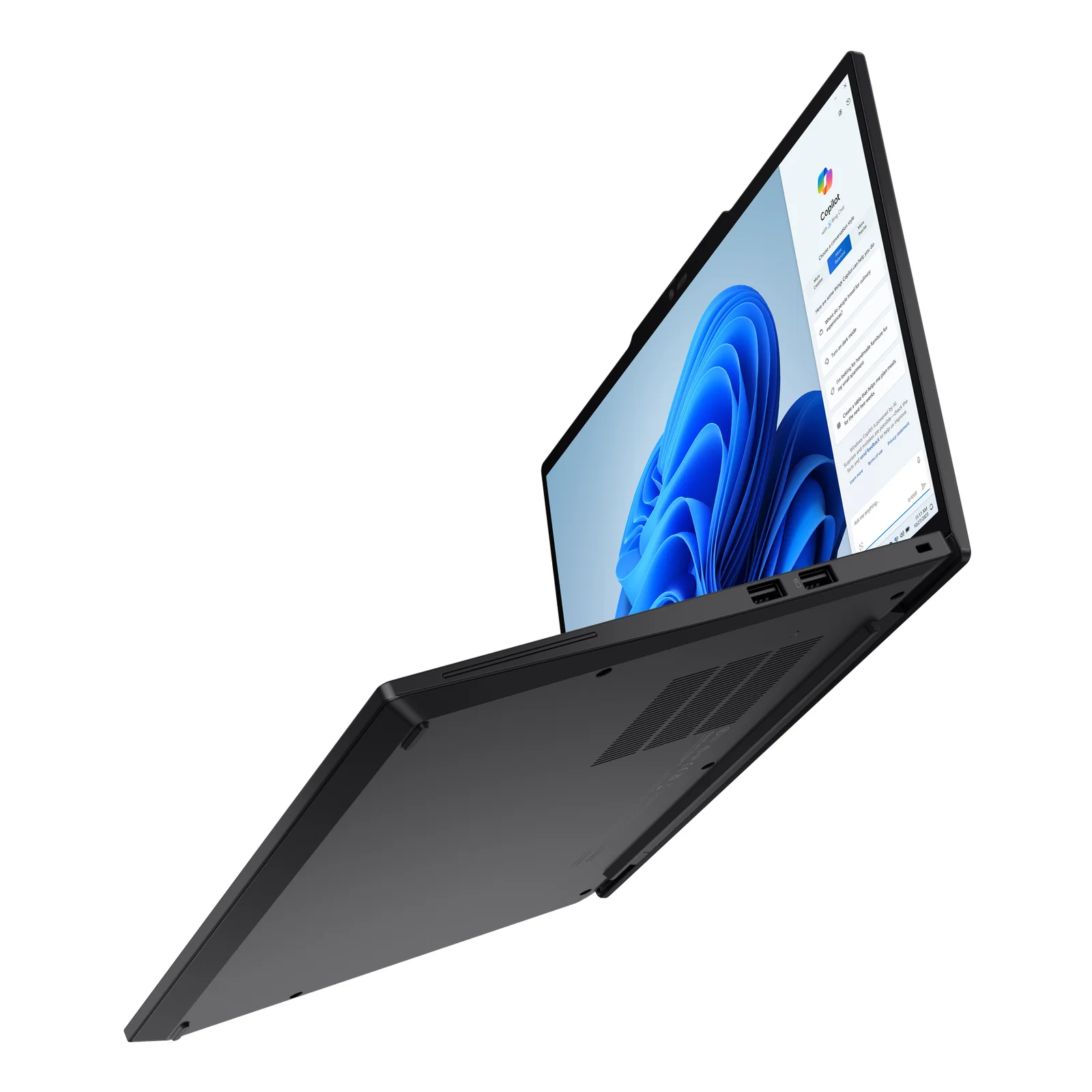 Lenovo ThinkPad T14s Gen 5 Intel Core Ultra 7 155U Ordinateur portable 35,6 cm (14") WUXGA 16 Go LPDDR5x-SDRAM 512 Go SSD Wi-Fi 6E (802.11ax) Windows 11 Pro Français Noir