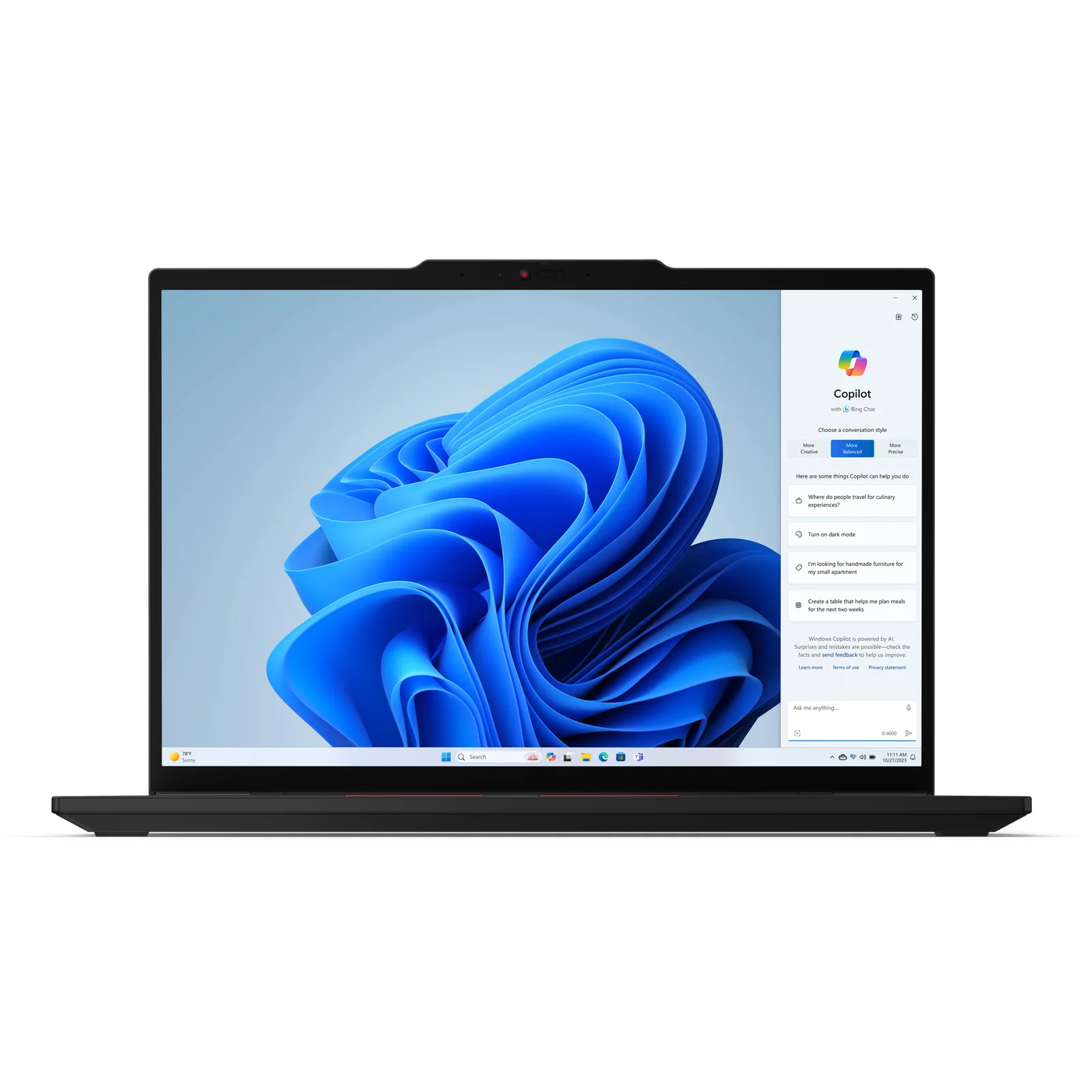 Lenovo ThinkPad T14s Gen 5 Intel Core Ultra 7 155U Ordinateur portable 35,6 cm (14") WUXGA 16 Go LPDDR5x-SDRAM 512 Go SSD Wi-Fi 6E (802.11ax) Windows 11 Pro Français Noir