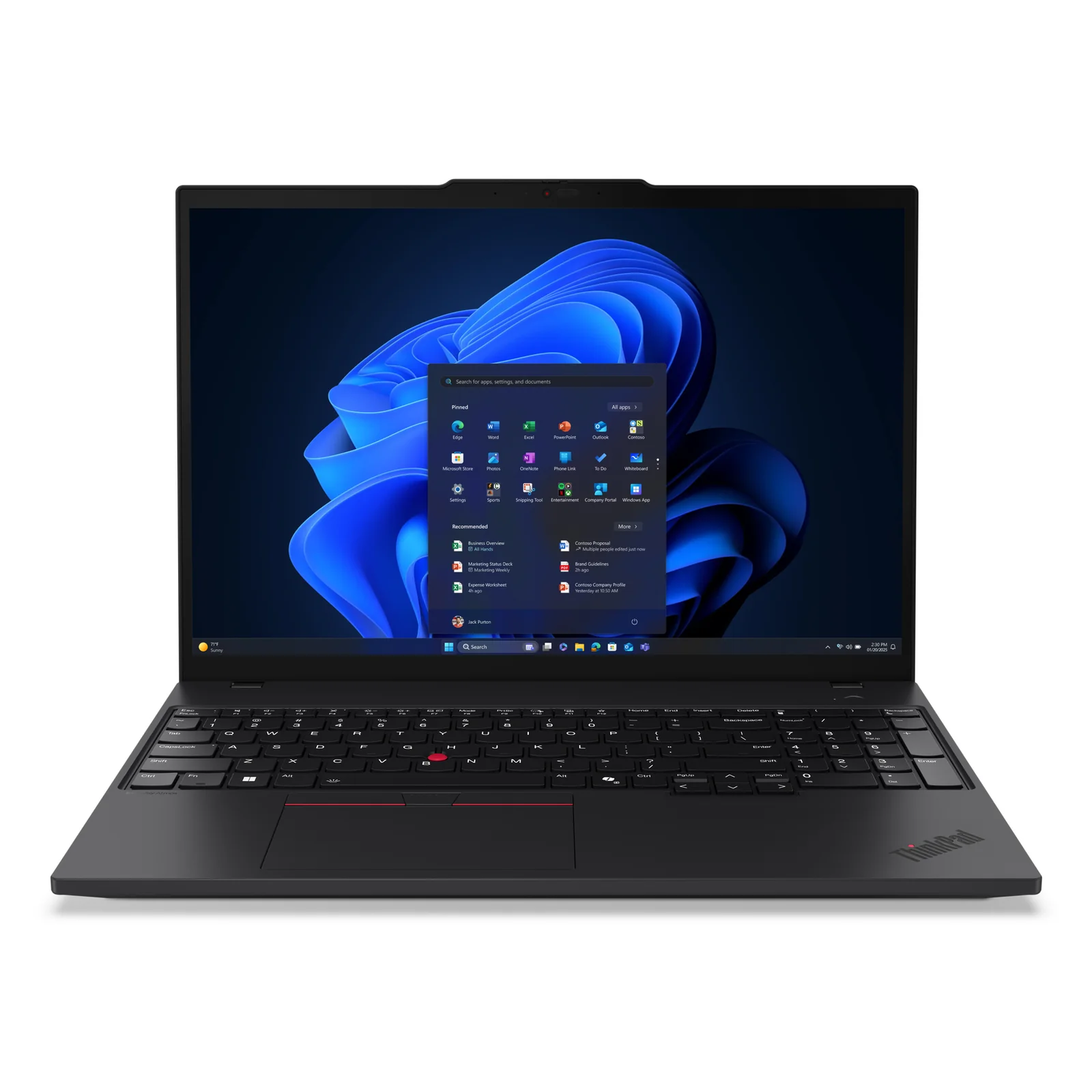 ThinkPad T16 Gen 4 (Intel) Intel Core Ultra 5 225U Ordinateur portable 40,6 cm (16") WUXGA 16 Go DDR5-SDRAM 512 Go SSD Wi-Fi 6E (802.11ax) Windows 11 Pro Allemand Noir