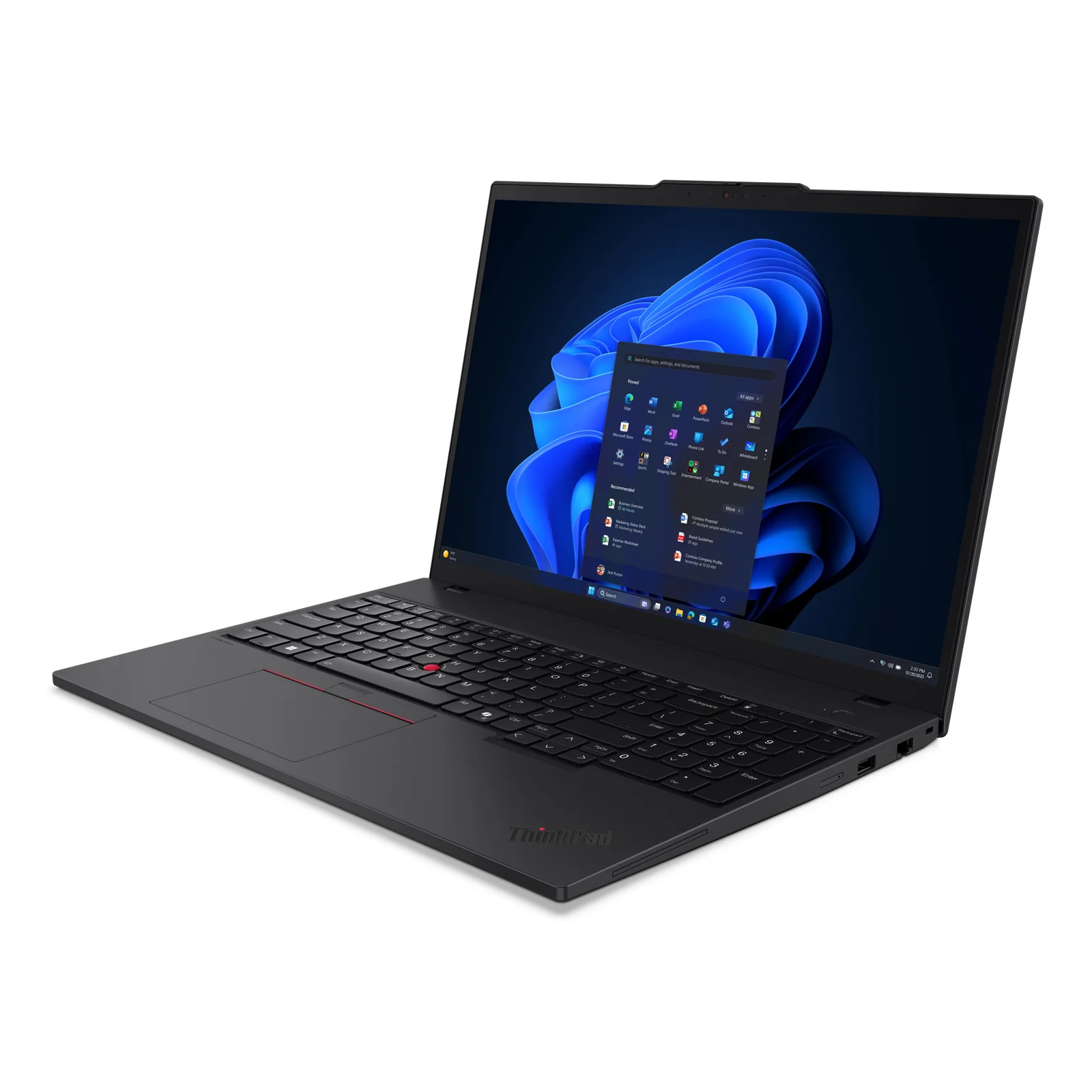 Lenovo ThinkPad T16 Gen 4 (Intel) Intel Core Ultra 5 225U Ordinateur portable 40,6 cm (16") WUXGA 16 Go DDR5-SDRAM 512 Go SSD Wi-Fi 6E (802.11ax) Windows 11 Pro Allemand Noir