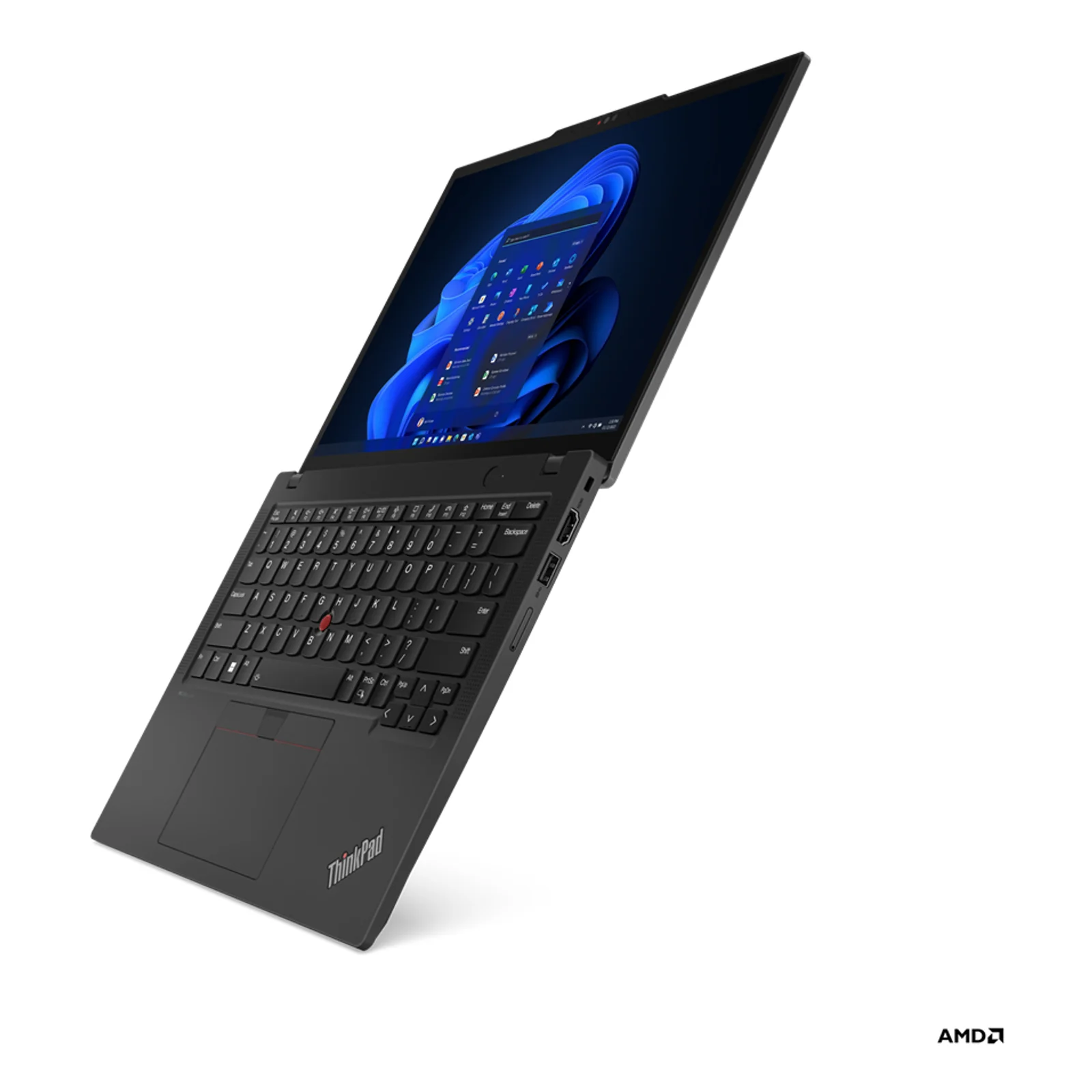 Lenovo ThinkPad X13 Gen 4 (AMD) AMD Ryzen™ 7 PRO 7840U Ordinateur portable 33,8 cm (13.3") WUXGA 16 Go LPDDR5x-SDRAM 512 Go SSD Wi-Fi 6E (802.11ax) Windows 11 Pro Français Noir