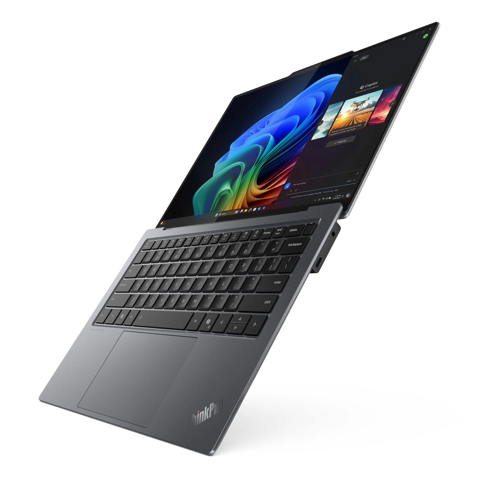 Lenovo ThinkPad X9-14 Gen 1 Aura Edition Copilot+ PC Intel Core Ultra 7 258V Ordinateur portable 35,6 cm (14") Écran tactile 2.8K 32 Go LPDDR5x-SDRAM 1 To SSD Wi-Fi 7 (802.11be) Windows 11 Pro Français Gris