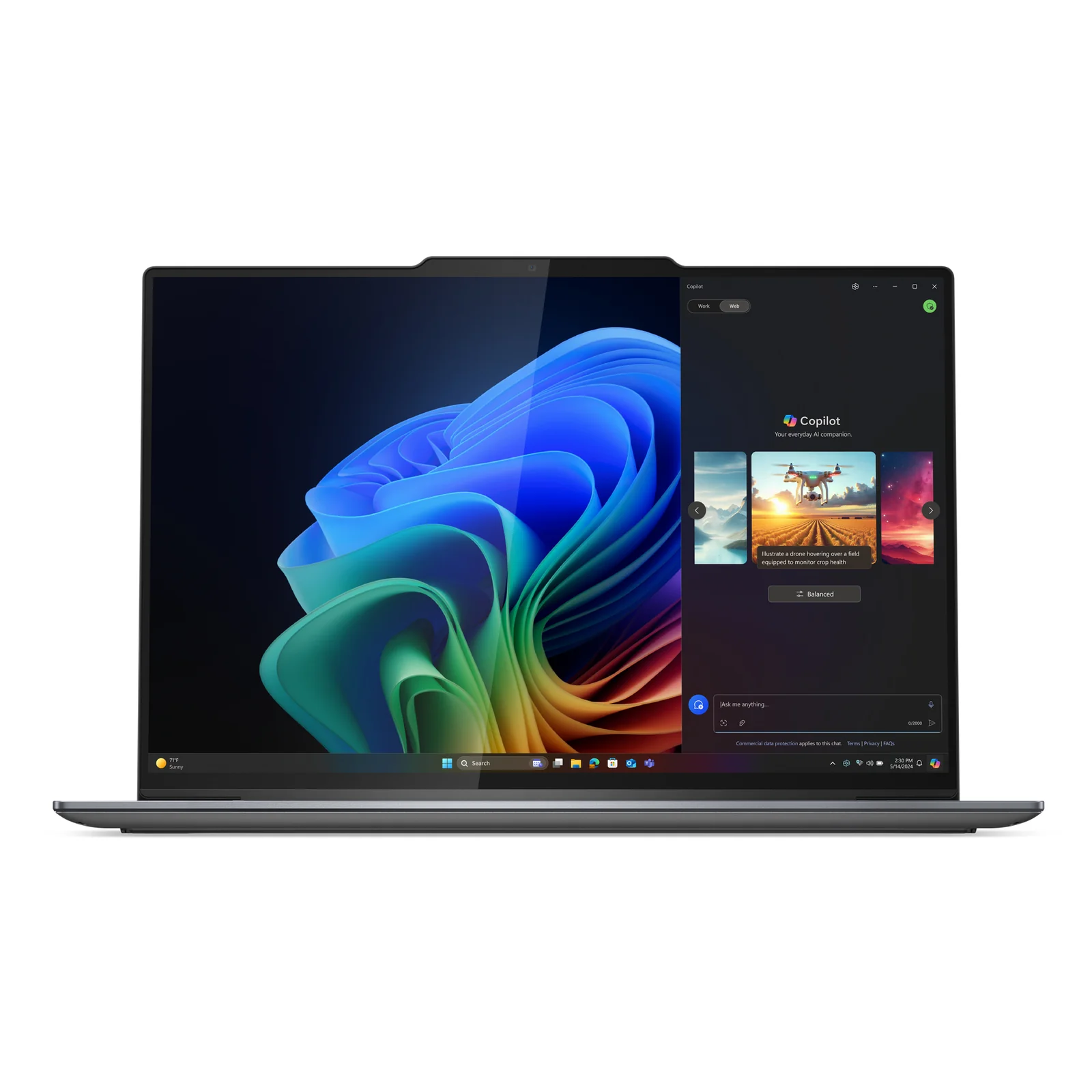 Lenovo ThinkPad X9-14 Gen 1 Copilot+ PC Intel Core Ultra 5 228V Ordinateur portable 35,6 cm (14") WUXGA 32 Go LPDDR5x-SDRAM 512 Go SSD Wi-Fi 7 (802.11be) Windows 11 Pro Français Gris