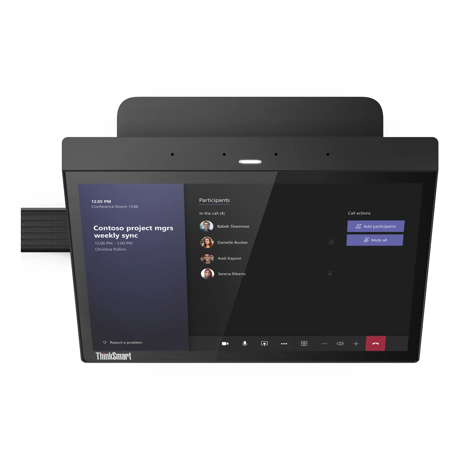 Lenovo ThinkSmart Hub Intel® Core™ i5 i5-8365UE 25,6 cm (10.1") 1920 x 1200 pixels Écran tactile PC All-in-One 16 Go DDR4-SDRAM 256 Go SSD Windows 11 IoT Enterprise GAC Wi-Fi 5 (802.11ac) Noir