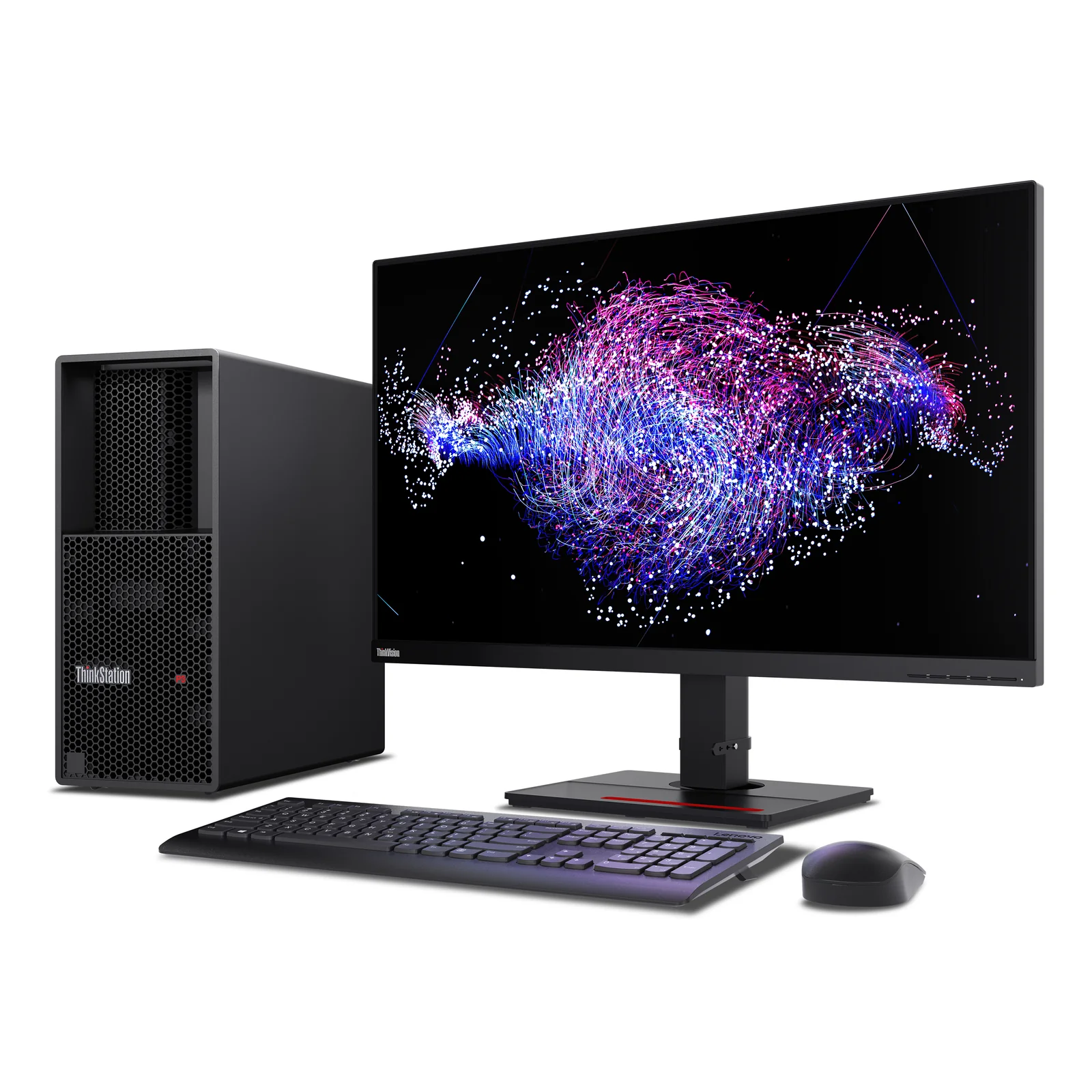 Lenovo ThinkStation P3 Tower Gen 2 Intel Core Ultra 7 265 32 Go DDR5-SDRAM 1 To SSD NVIDIA RTX A1000 Windows 11 Pro Station de travail Noir