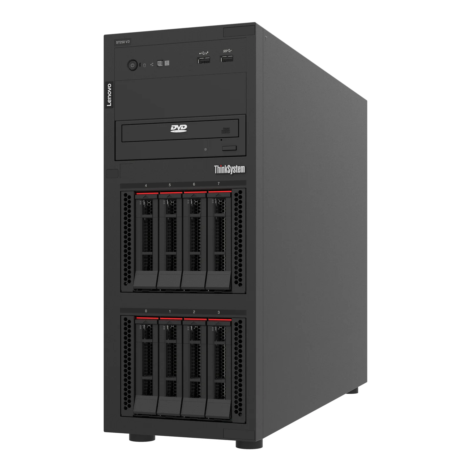 Lenovo ThinkSystem ST250 V3 serveur 1,92 To Tower Intel® Xeon® 6353P 2,7 GHz 32 Go DDR5-SDRAM 800 W