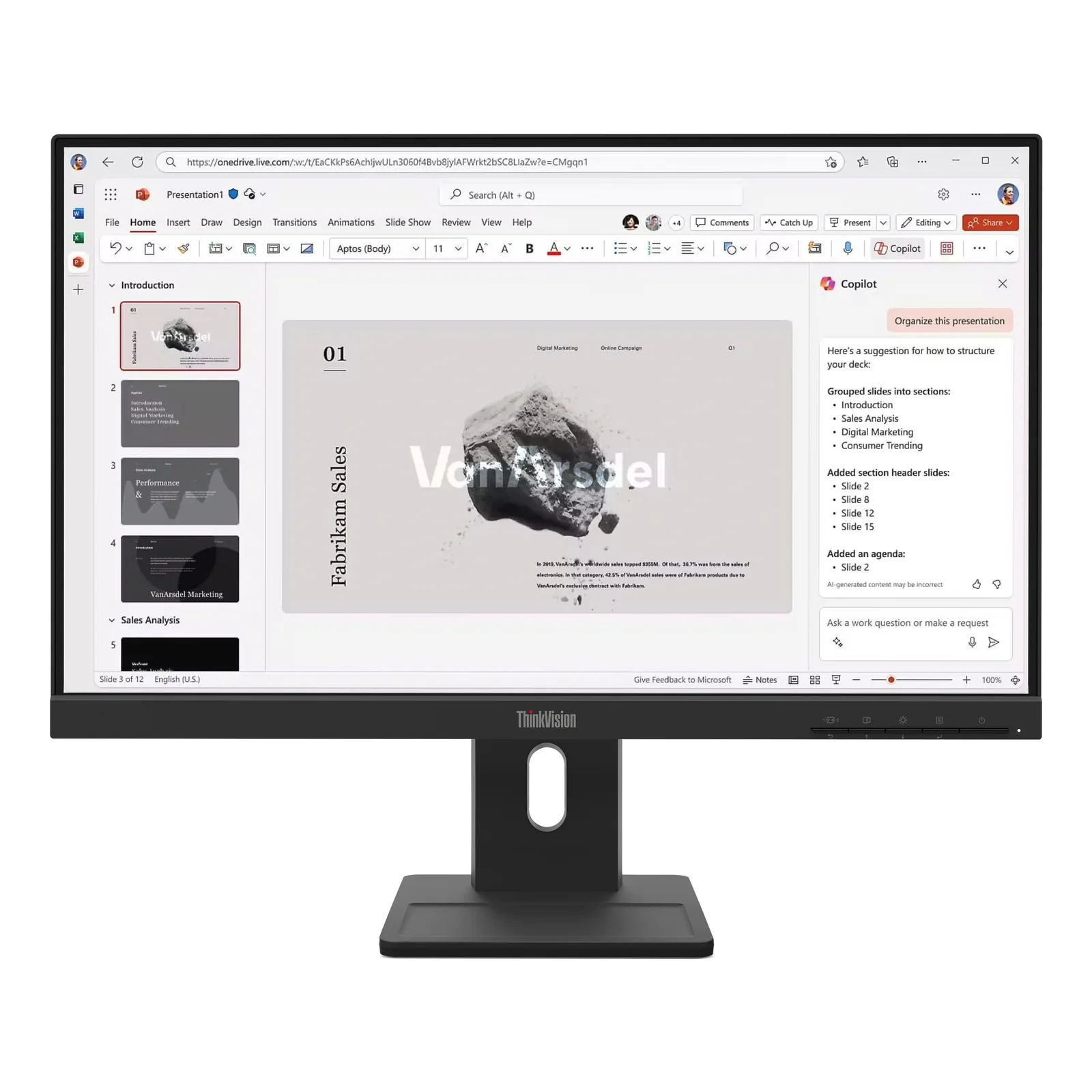 ThinkVision E22-40 Moniteur