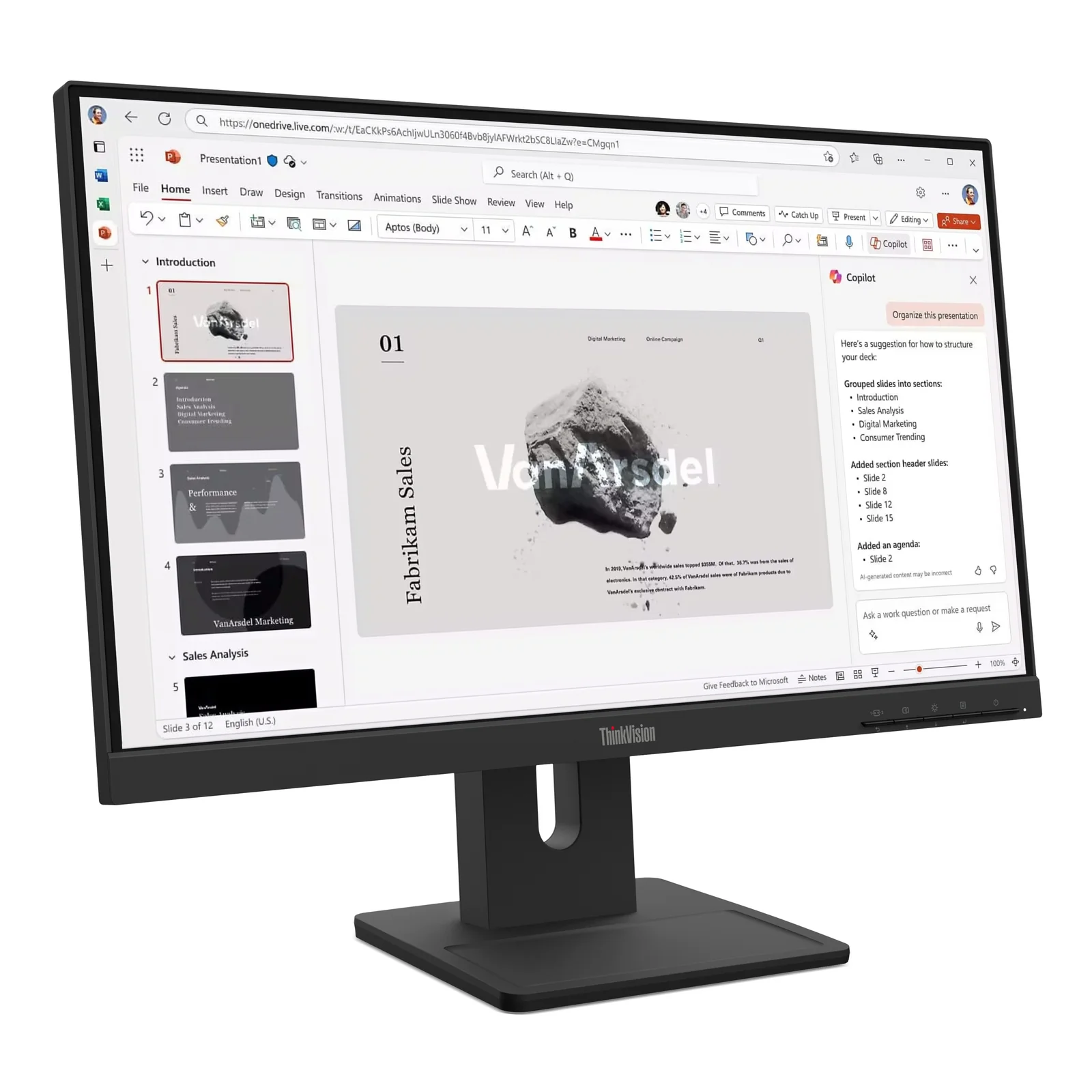 Lenovo ThinkVision E22-40 Moniteur