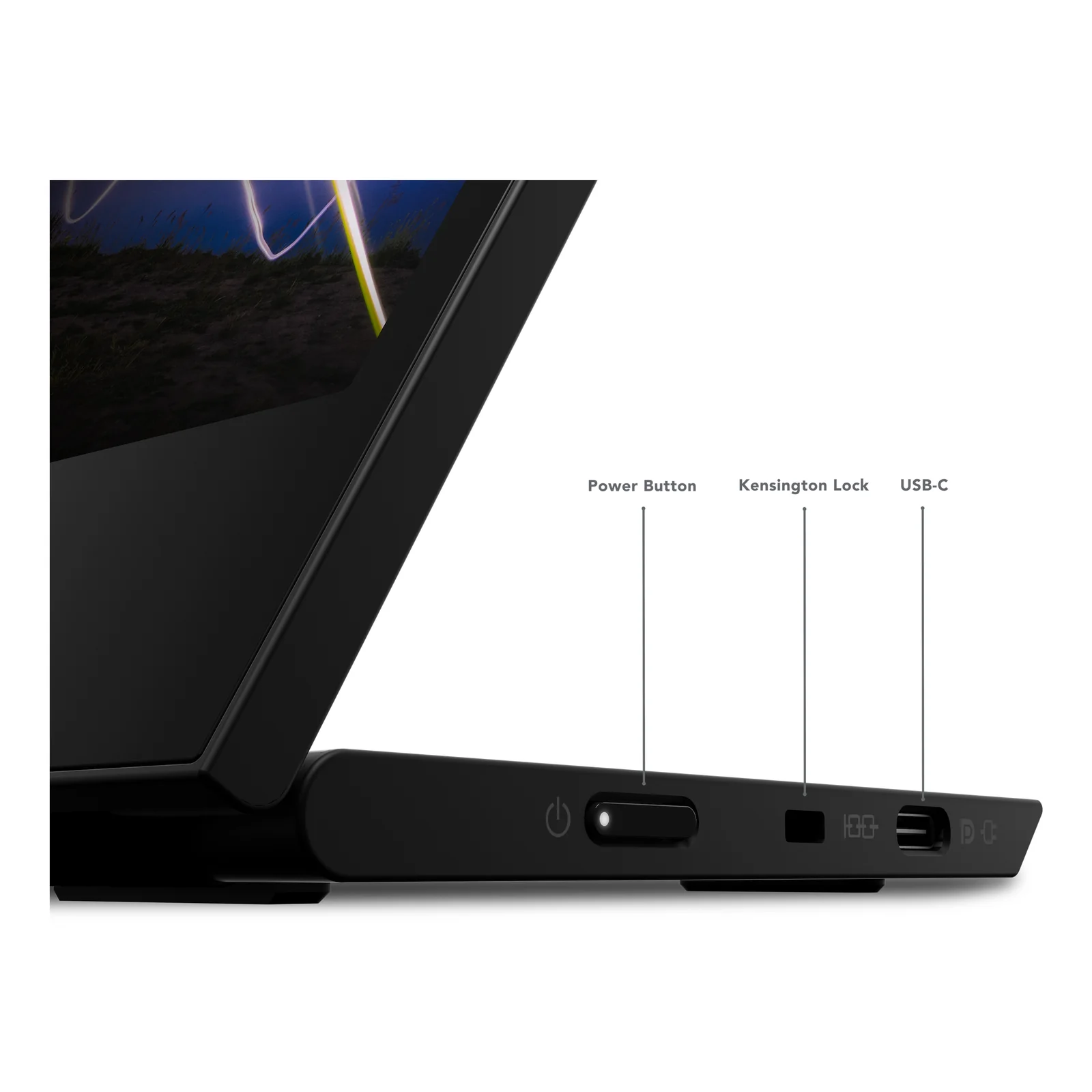 Lenovo ThinkVision M15 écran plat de PC 39,6 cm (15.6") 1920 x 1080 pixels Full HD LED Noir