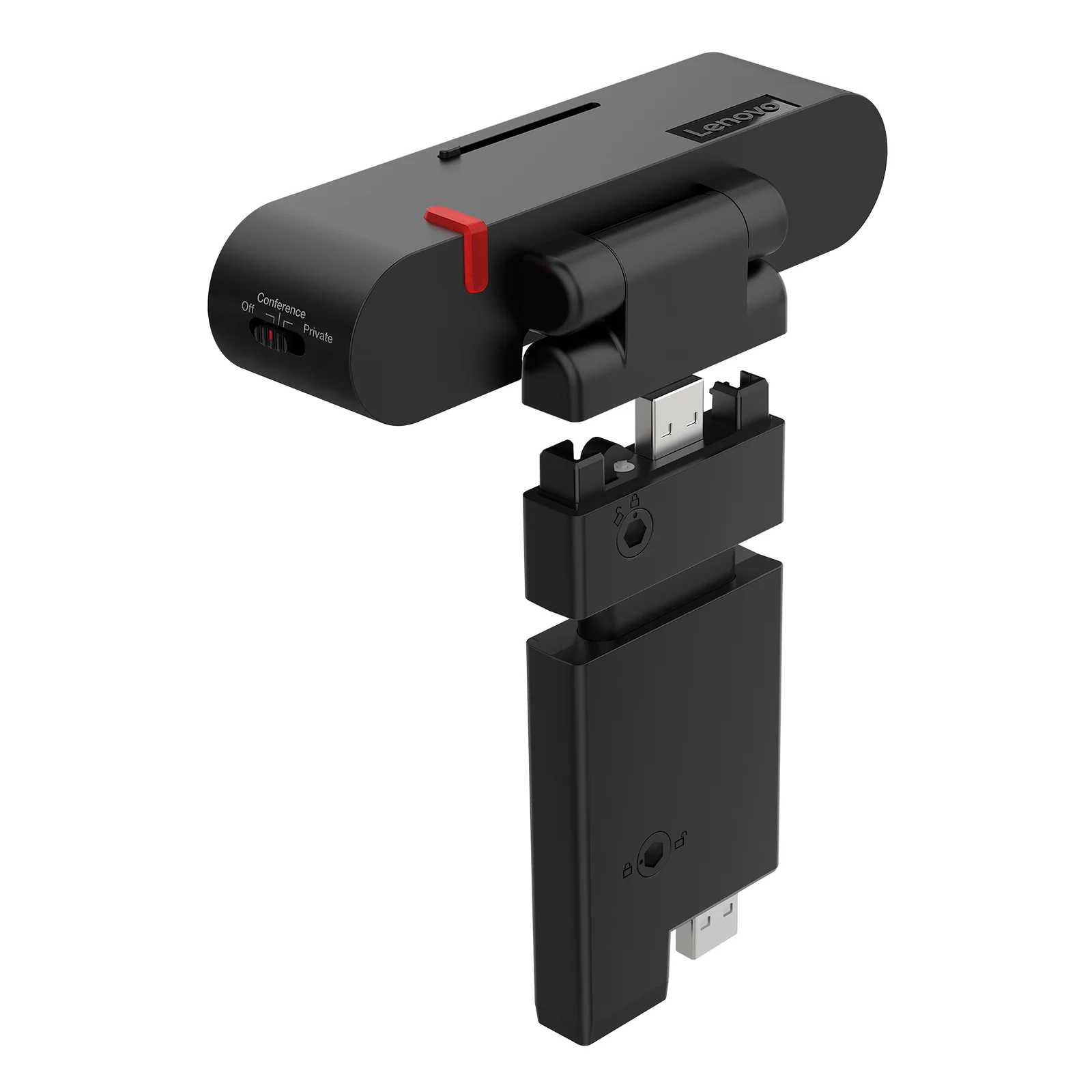 Lenovo ThinkVision MC60 (S) webcam 1920 x 1080 pixels USB 2.0 Noir