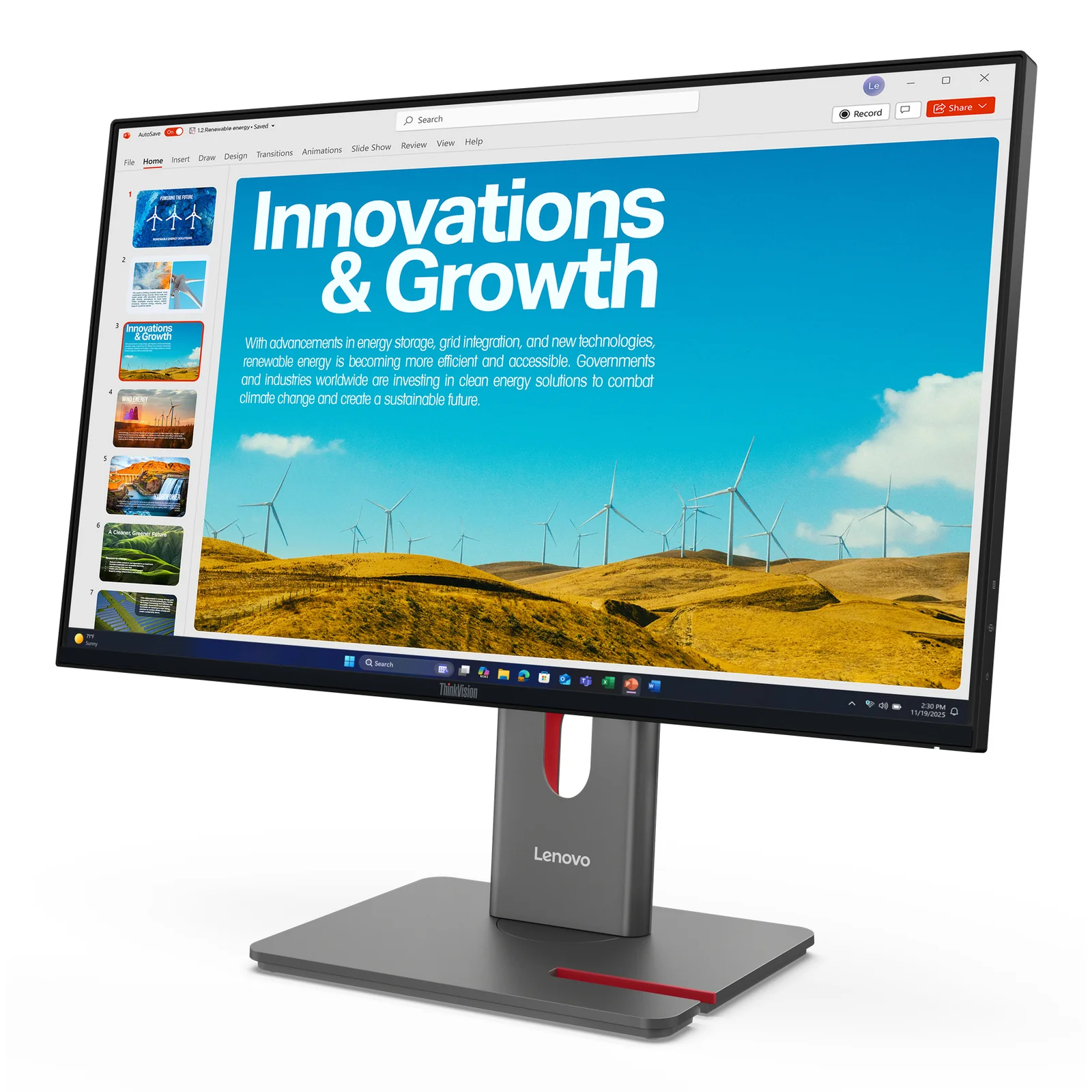 Lenovo ThinkVision P24QD-40 Moniteur