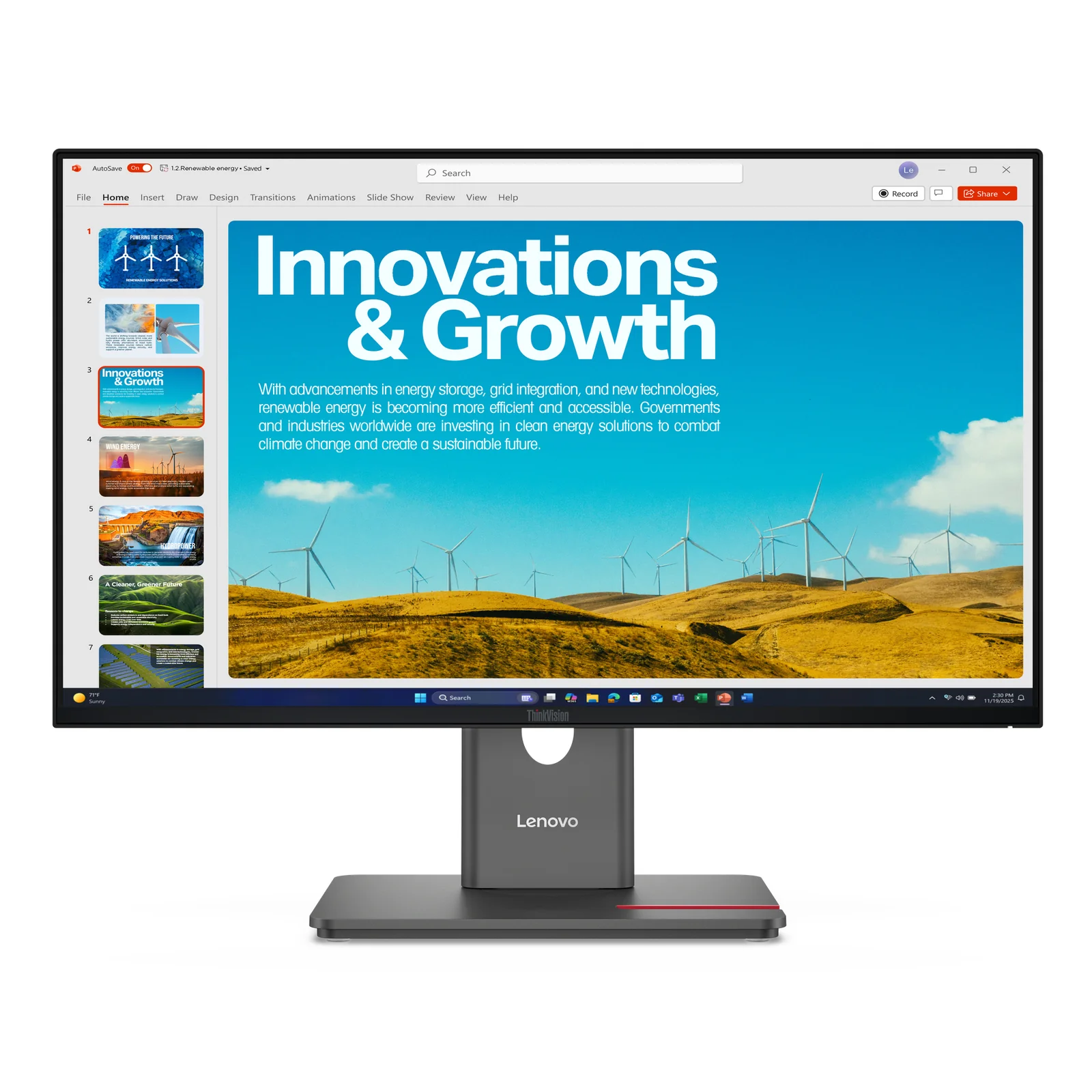 ThinkVision P24QD-40 Moniteur