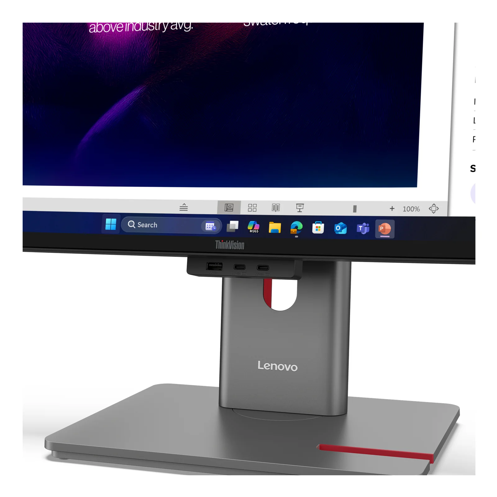 Lenovo ThinkVision P40WD-40 Moniteur
