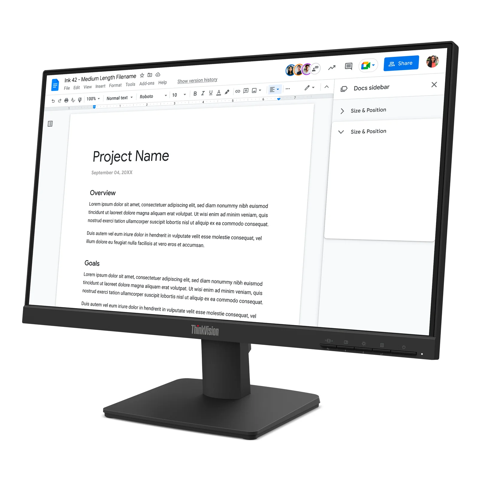 Lenovo ThinkVision S22-4e Moniteur