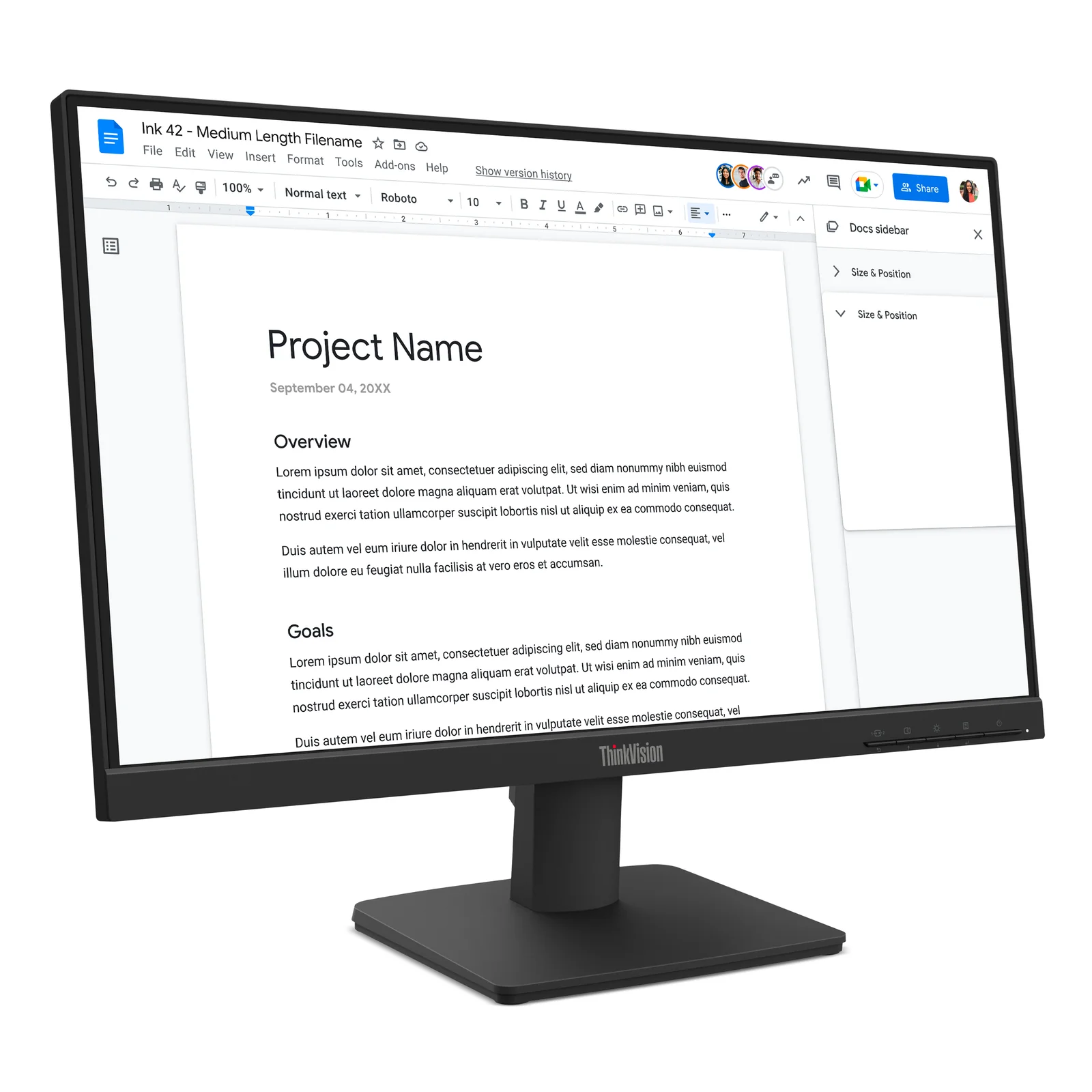 Lenovo ThinkVision S22-4e Moniteur