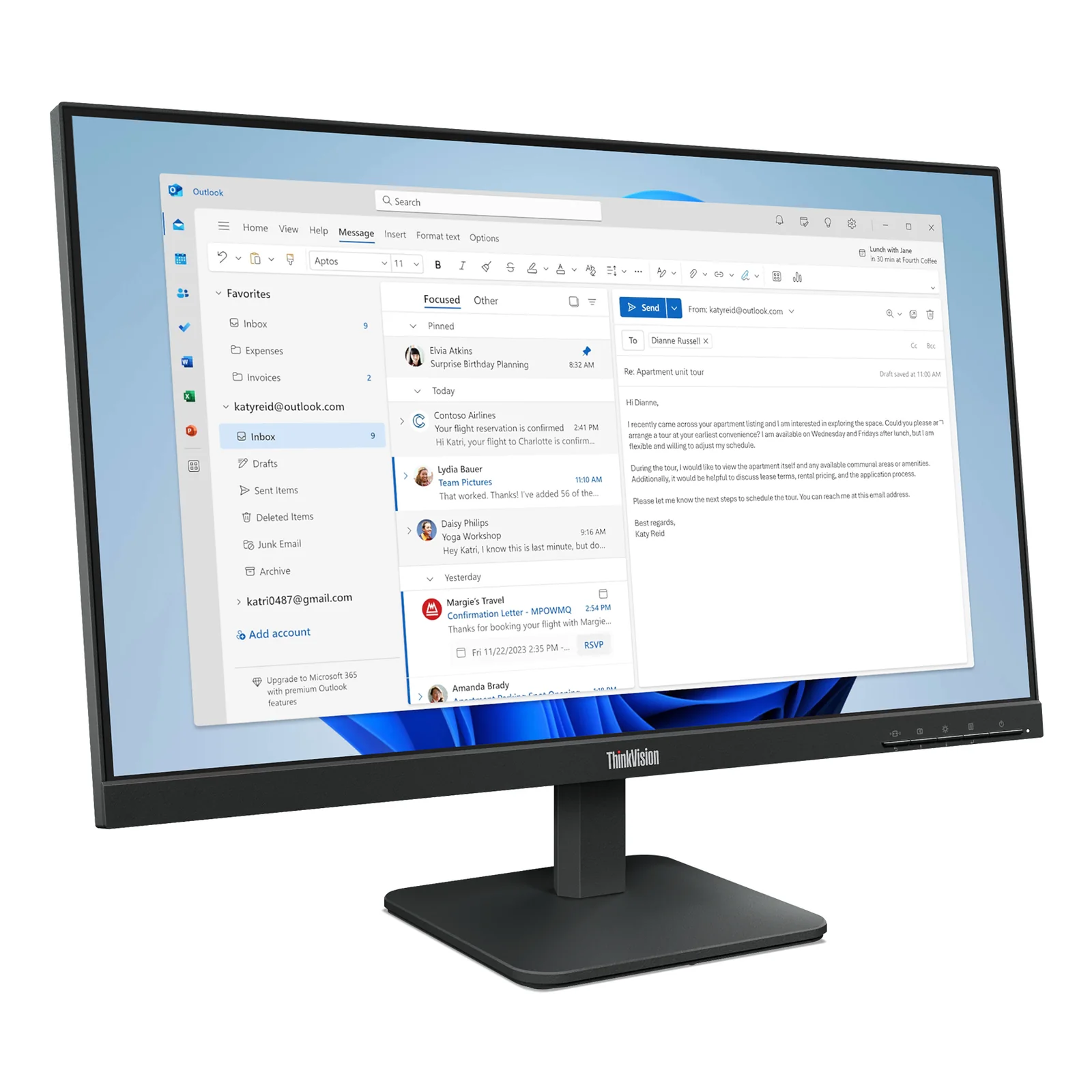 Lenovo ThinkVision S24-4e Moniteur