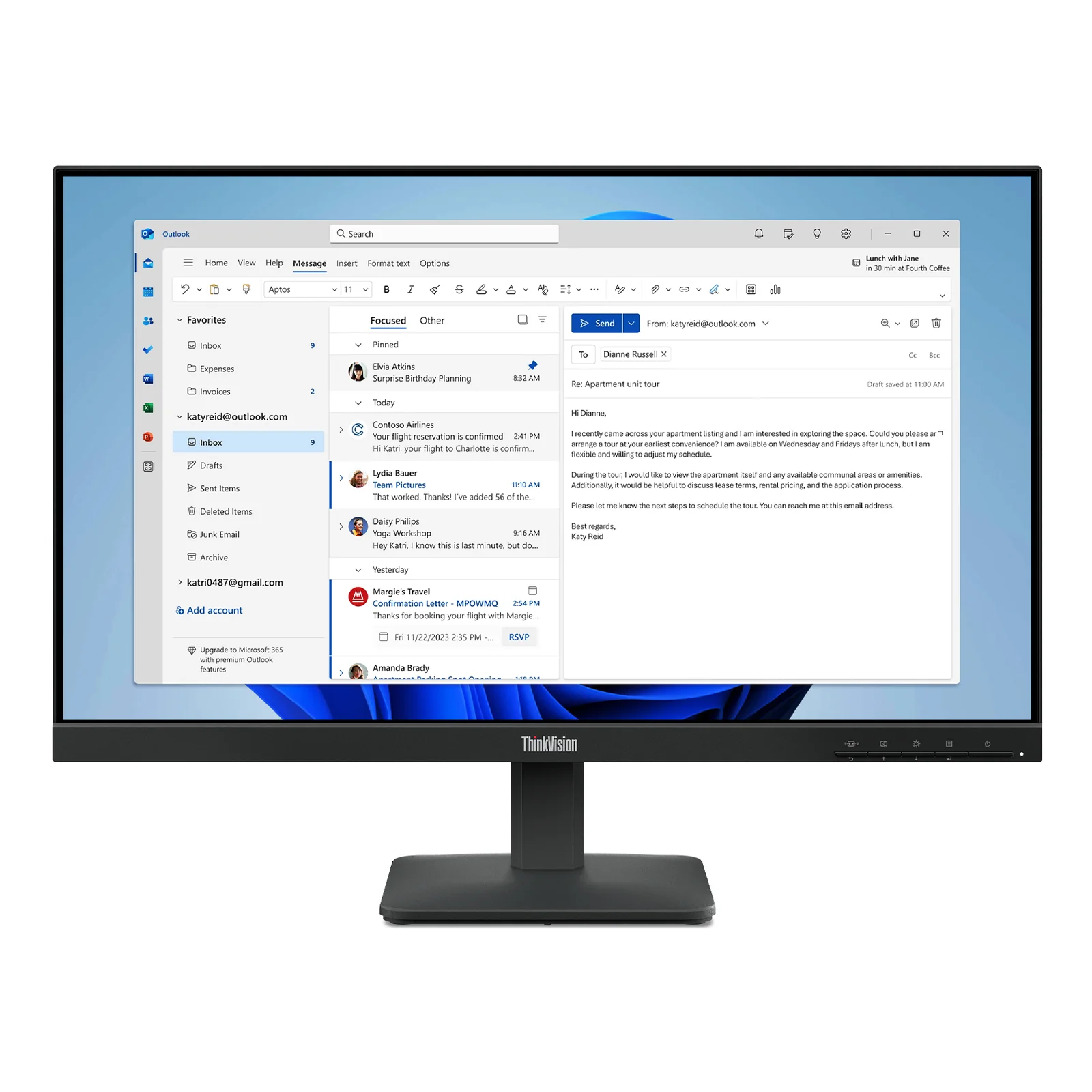 ThinkVision S24-4e Moniteur
