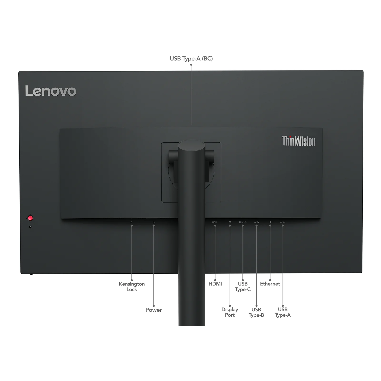 Lenovo ThinkVision T32p-30 écran plat de PC 80 cm (31.5") 3840 x 2160 pixels 4K Ultra HD LED Noir