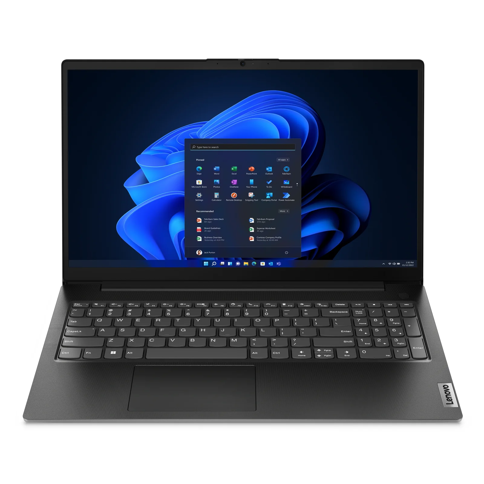 V15 G4 AMN AMD Athlon 7120U Ordinateur portable 39,6 cm (15.6") Full HD 8 Go LPDDR5-SDRAM 256 Go SSD Wi-Fi 6 (802.11ax) Allemand Noir