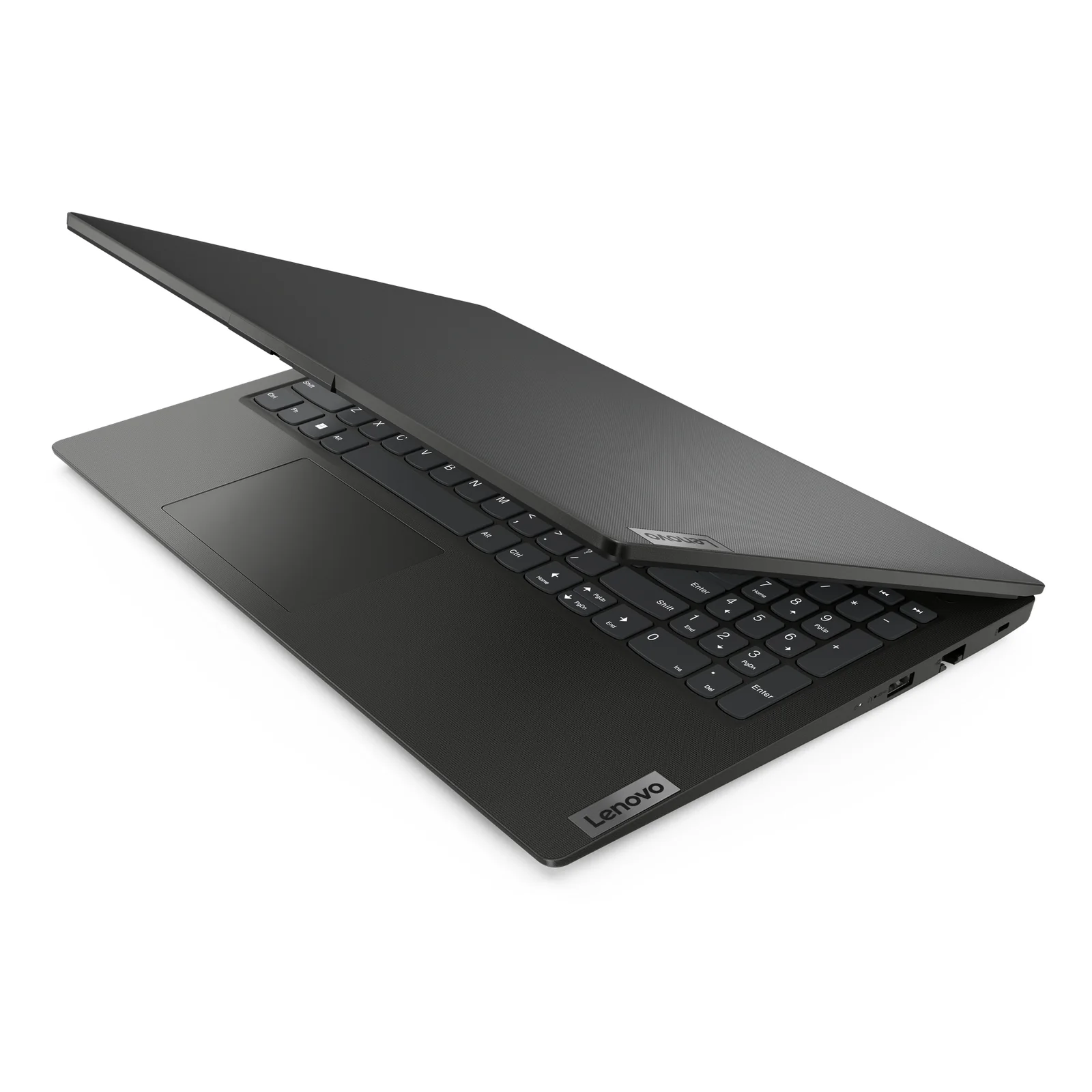 Lenovo V15 G4 AMN AMD Athlon 7120U Ordinateur portable 39,6 cm (15.6") Full HD 8 Go LPDDR5-SDRAM 256 Go SSD Wi-Fi 6 (802.11ax) Allemand Noir