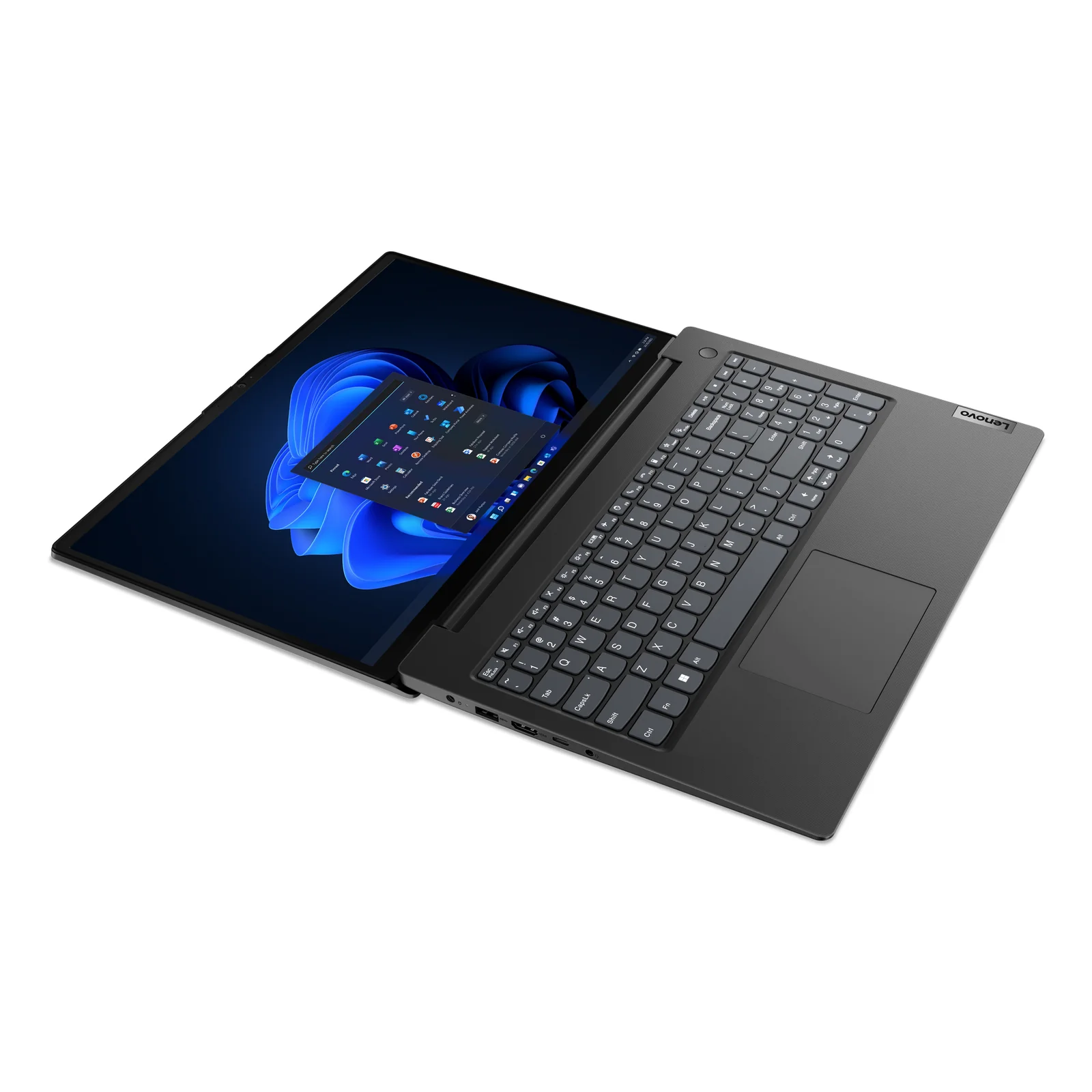 Lenovo V15 G4 AMN AMD Athlon 7120U Ordinateur portable 39,6 cm (15.6") Full HD 8 Go LPDDR5-SDRAM 256 Go SSD Wi-Fi 6 (802.11ax) Allemand Noir