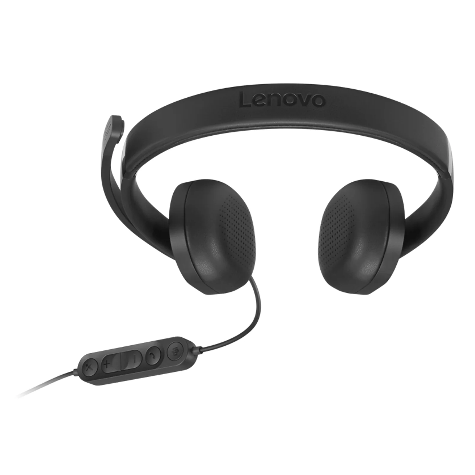 Lenovo VoIP Headset 5000 Casque Avec fil Arceau Bureau/Centre d'appels USB Type-C Noir