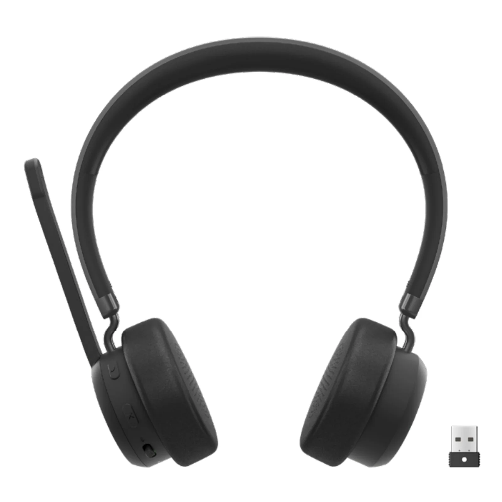 Lenovo Wireless VoIP Headset Casque Sans fil Arceau Bureau/Centre d'appels Bluetooth Noir