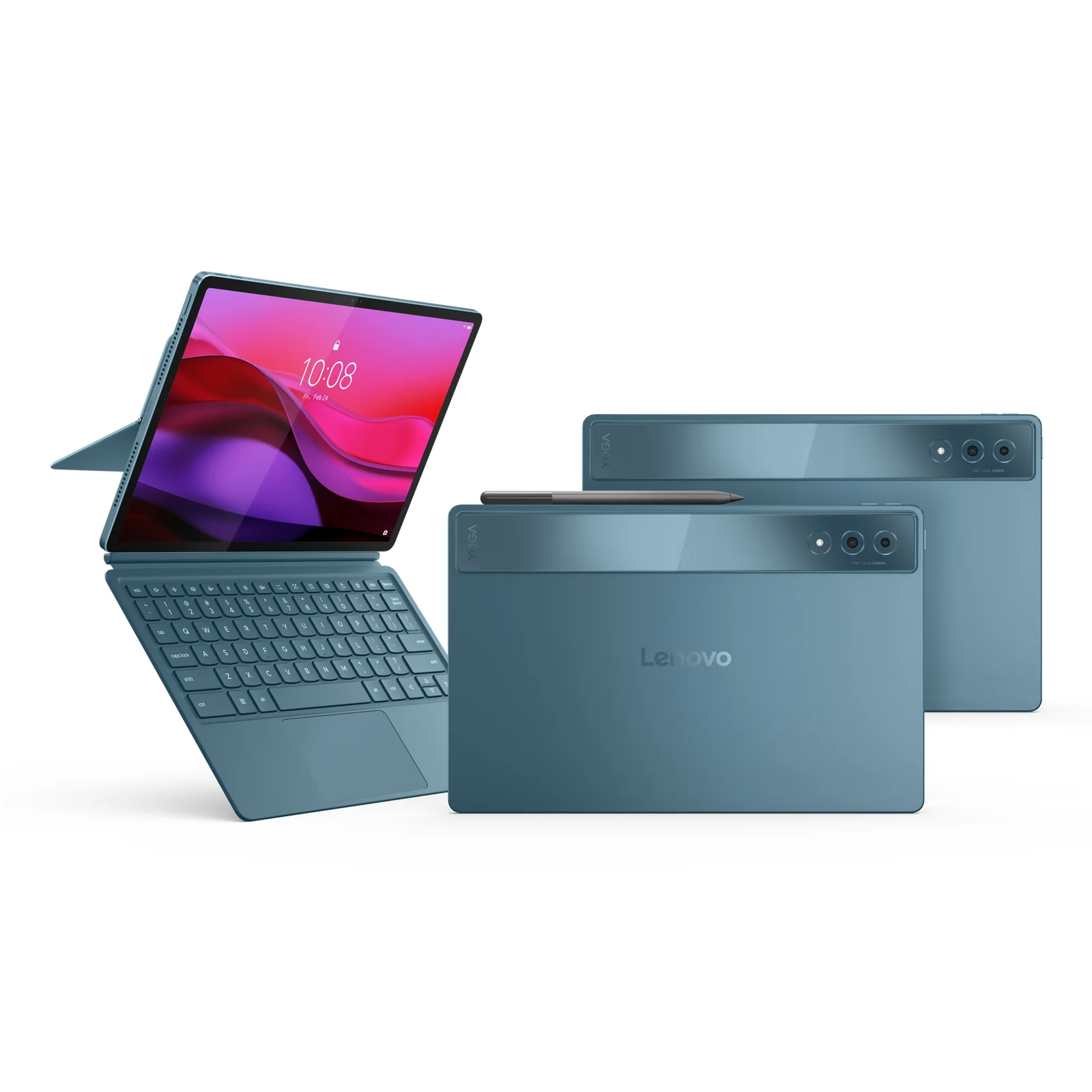 Lenovo Yoga Tab Plus Snapdragon 256 Go 32,3 cm (12.7") 16 Go Wi-Fi 7 (802.11be) Android 14 Bleu