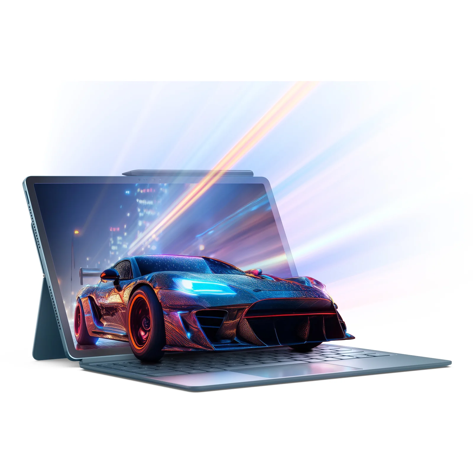 Lenovo Yoga Tab Plus Snapdragon 256 Go 32,3 cm (12.7") 16 Go Wi-Fi 7 (802.11be) Android 14 Bleu