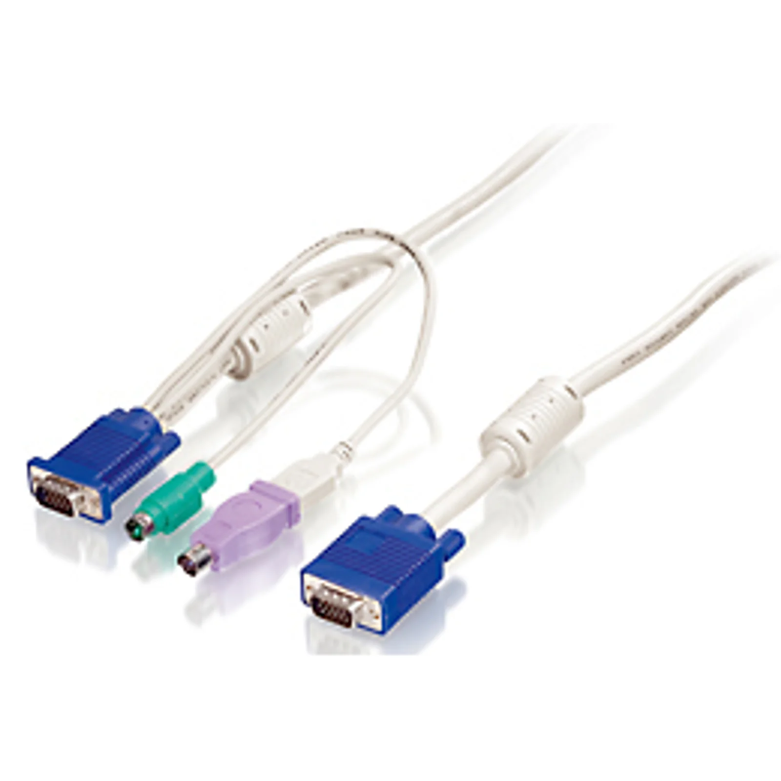 LevelOne ACC-2103 câble kvm Blanc 5 m
