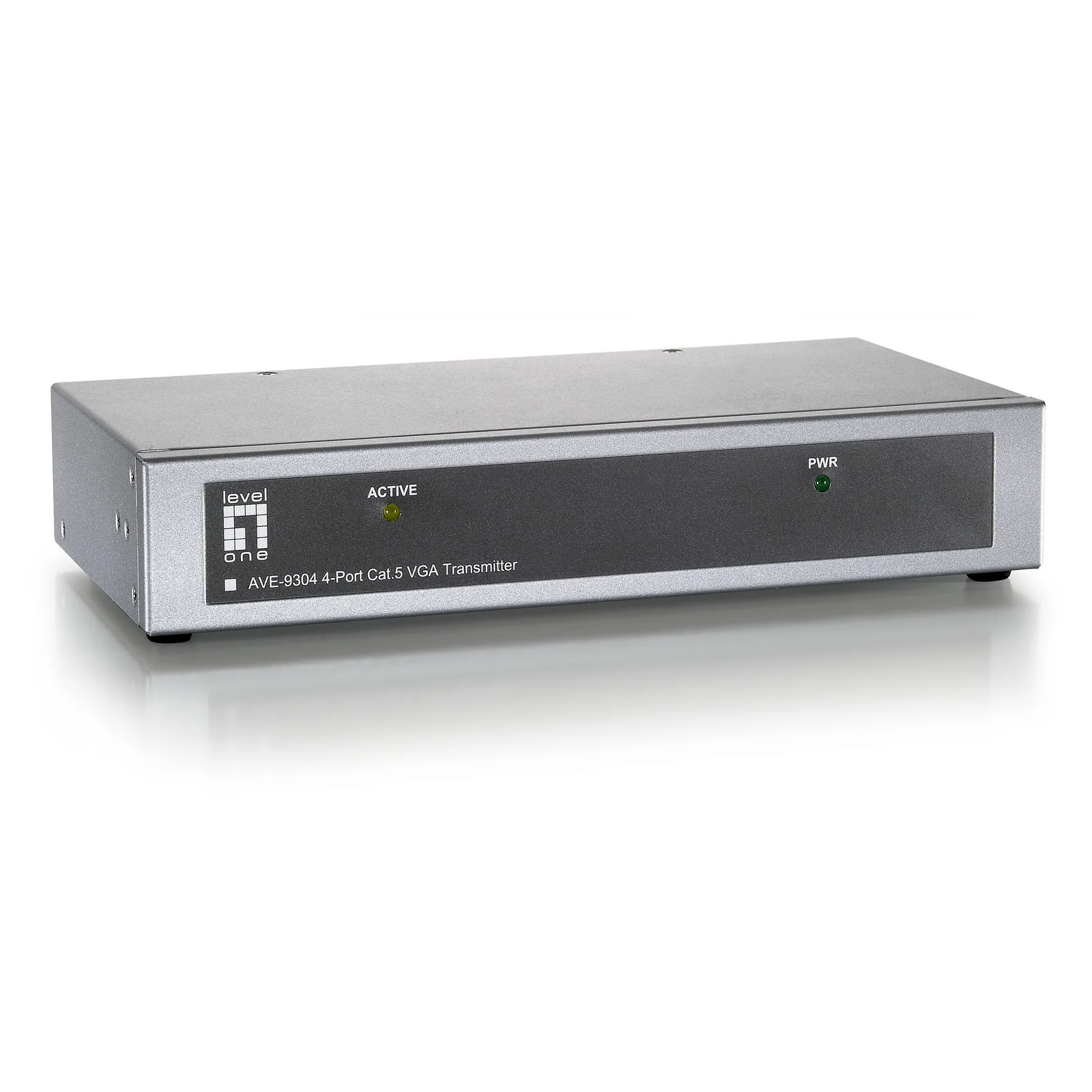 LevelOne AVE-9304 extension audio/video Émetteur AV Noir, Argent