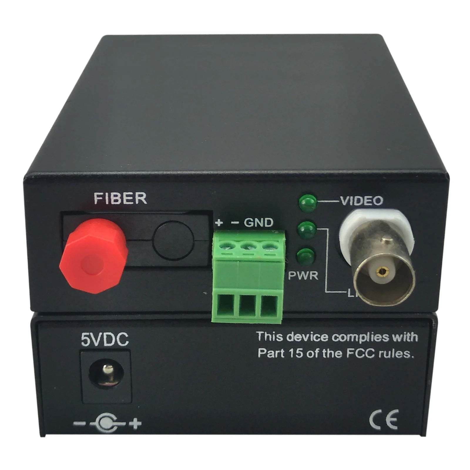 LevelOne AVF-1101 extension audio/video Émetteur AV Noir