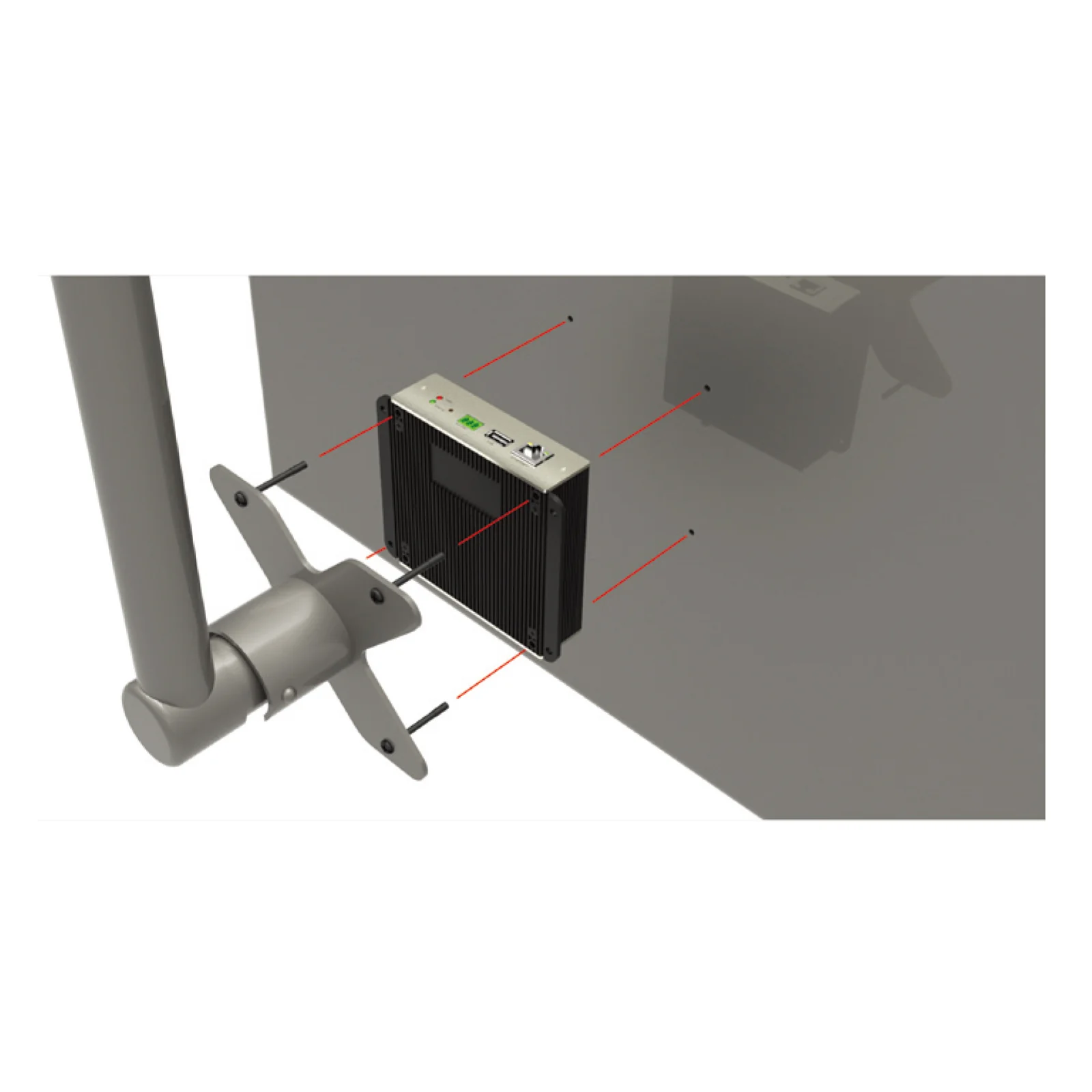 LevelOne DSS-1000 lecteur multimédia Noir, Argent Full HD 0 Go 1920 x 1080 pixels