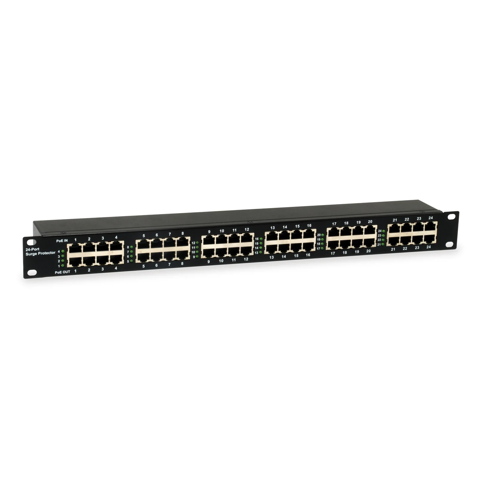 LevelOne ESP-2400 protection surtension Noir 0 sortie(s) CA 58 V