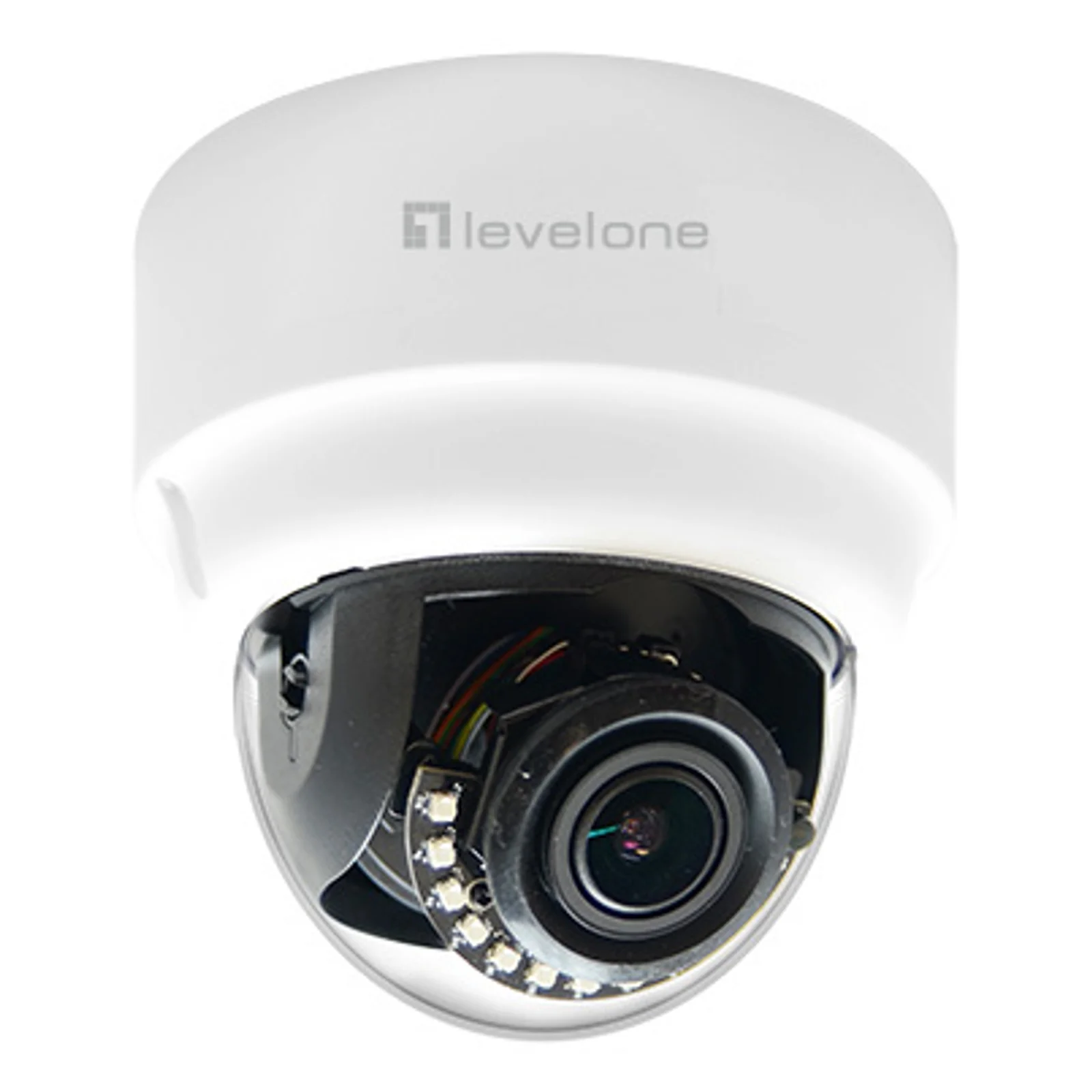 LevelOne FCS-3303 caméra de sécurité Dôme Caméra de sécurité IP Intérieure et extérieure 2048 x 1536 pixels Plafond/mur