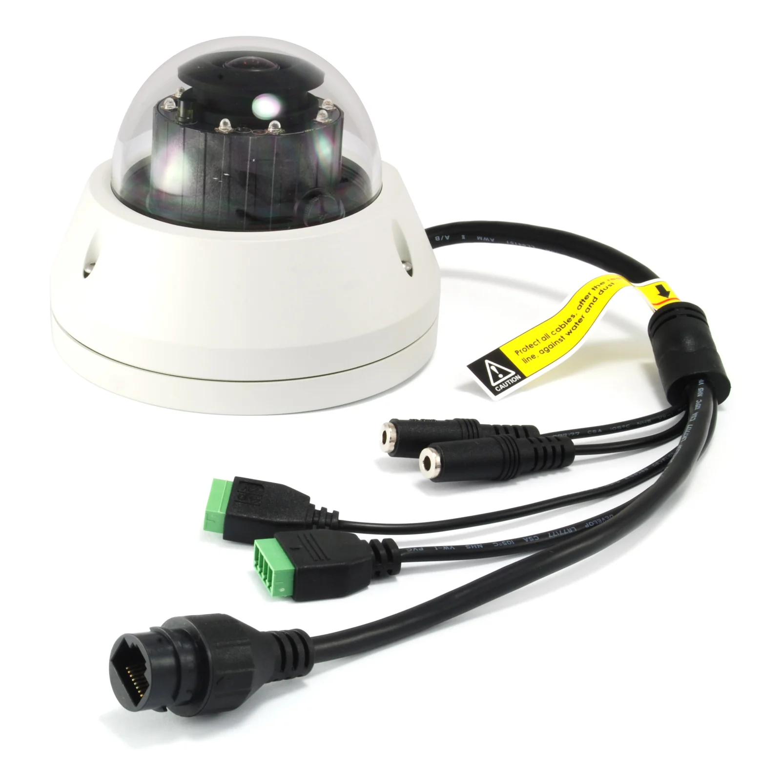 LevelOne FCS-3306 caméra de sécurité Dôme Caméra de sécurité IP Intérieure et extérieure 2048 x 1536 pixels Plafond/mur
